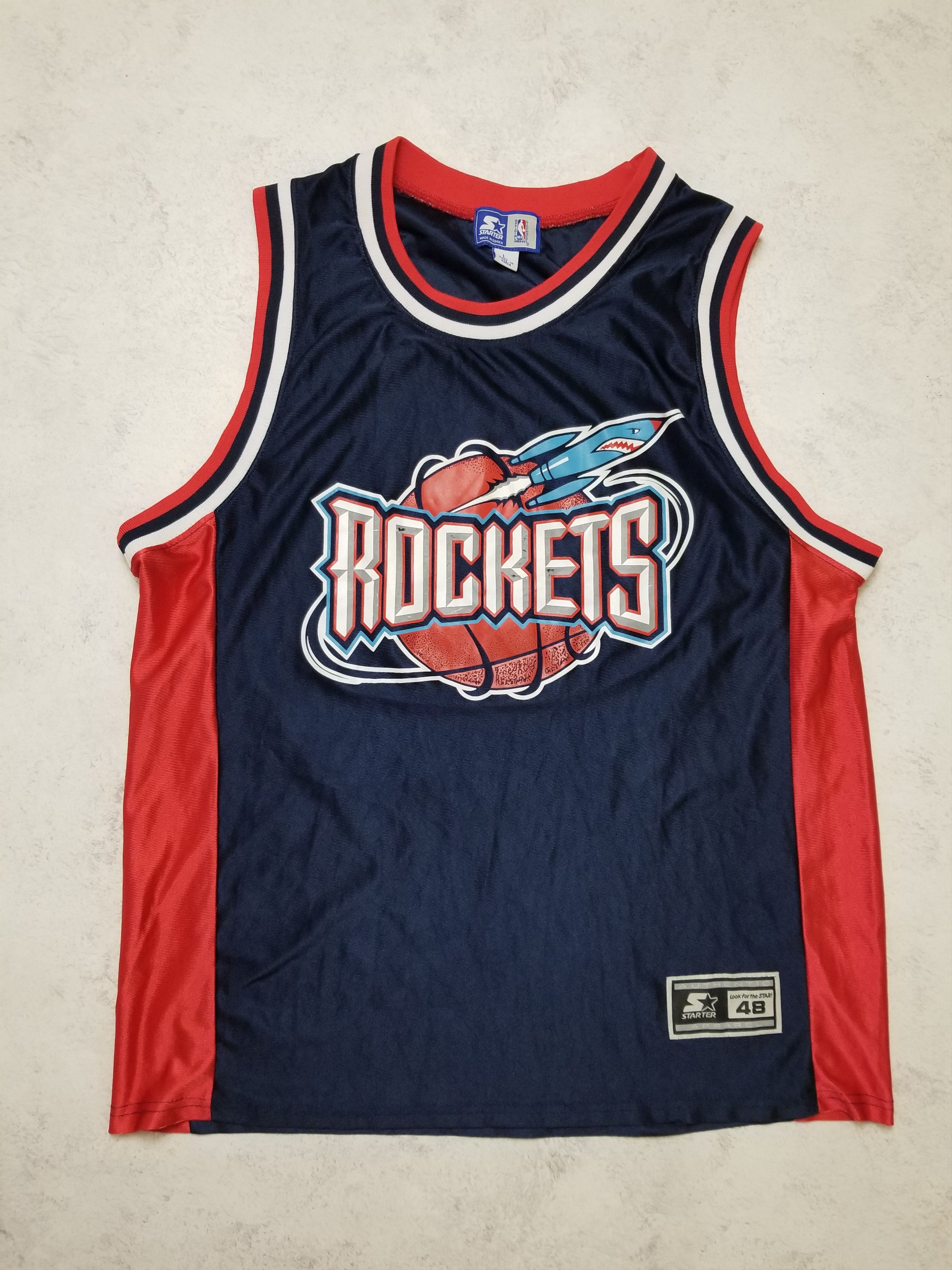 Starter Vintage Starter Houston Rockets #4 Charles Barkley Jersey Size US L / EU 52-54 / 3 - 1 Thumbnail