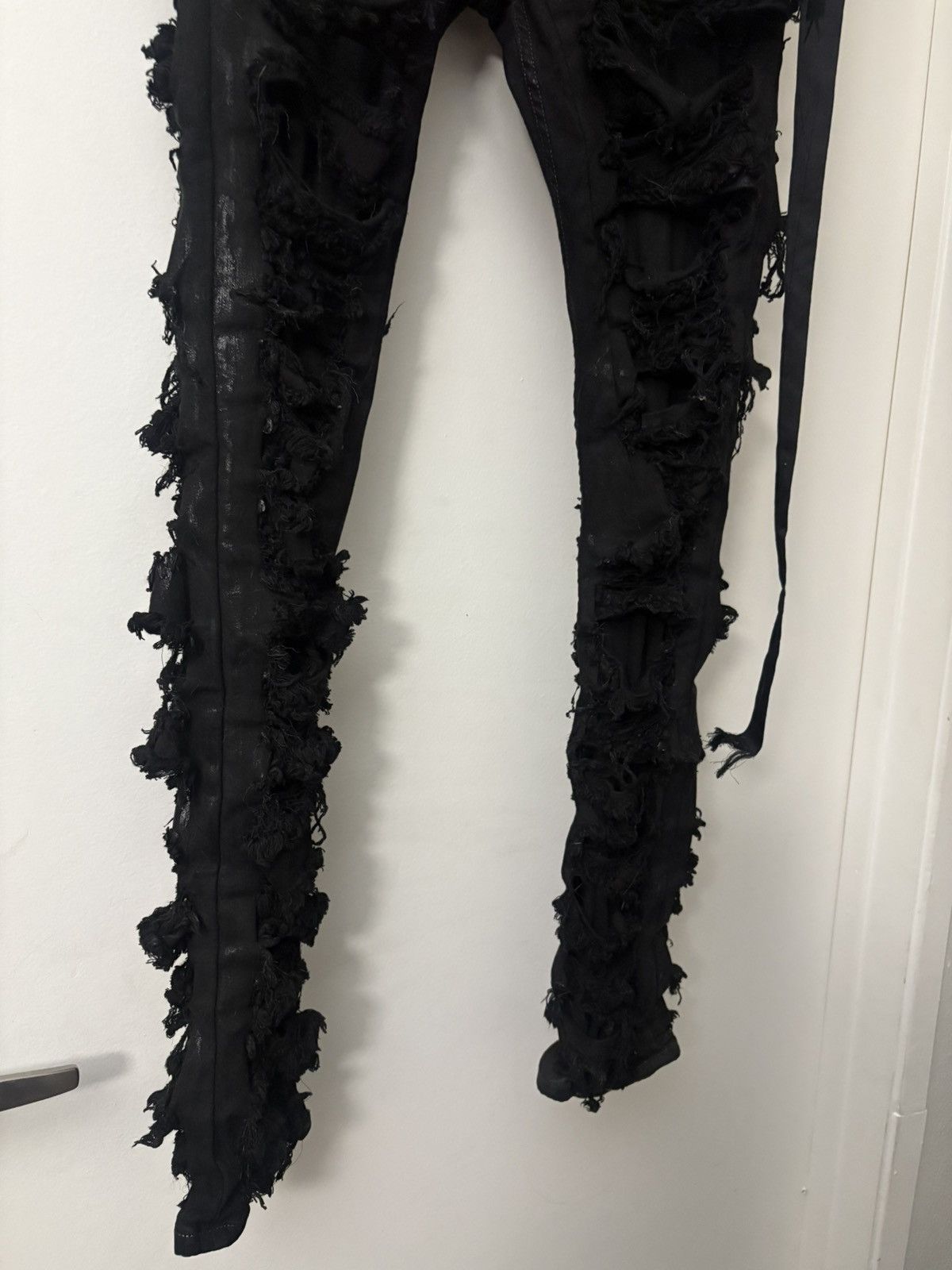 Rick Owens Rick Owens Slashed Denim Size US 31 - 2 Thumbnail