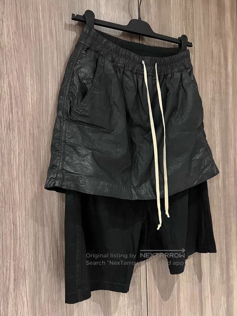Rick Owens Rick Owens size xs Waxed culottes shorts Size US 28 / EU 44 - 6 Thumbnail