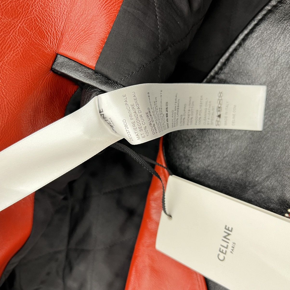 Celine Celine Leather Jacket in Medium Size US M / EU 48-50 / 2 - 7 Thumbnail