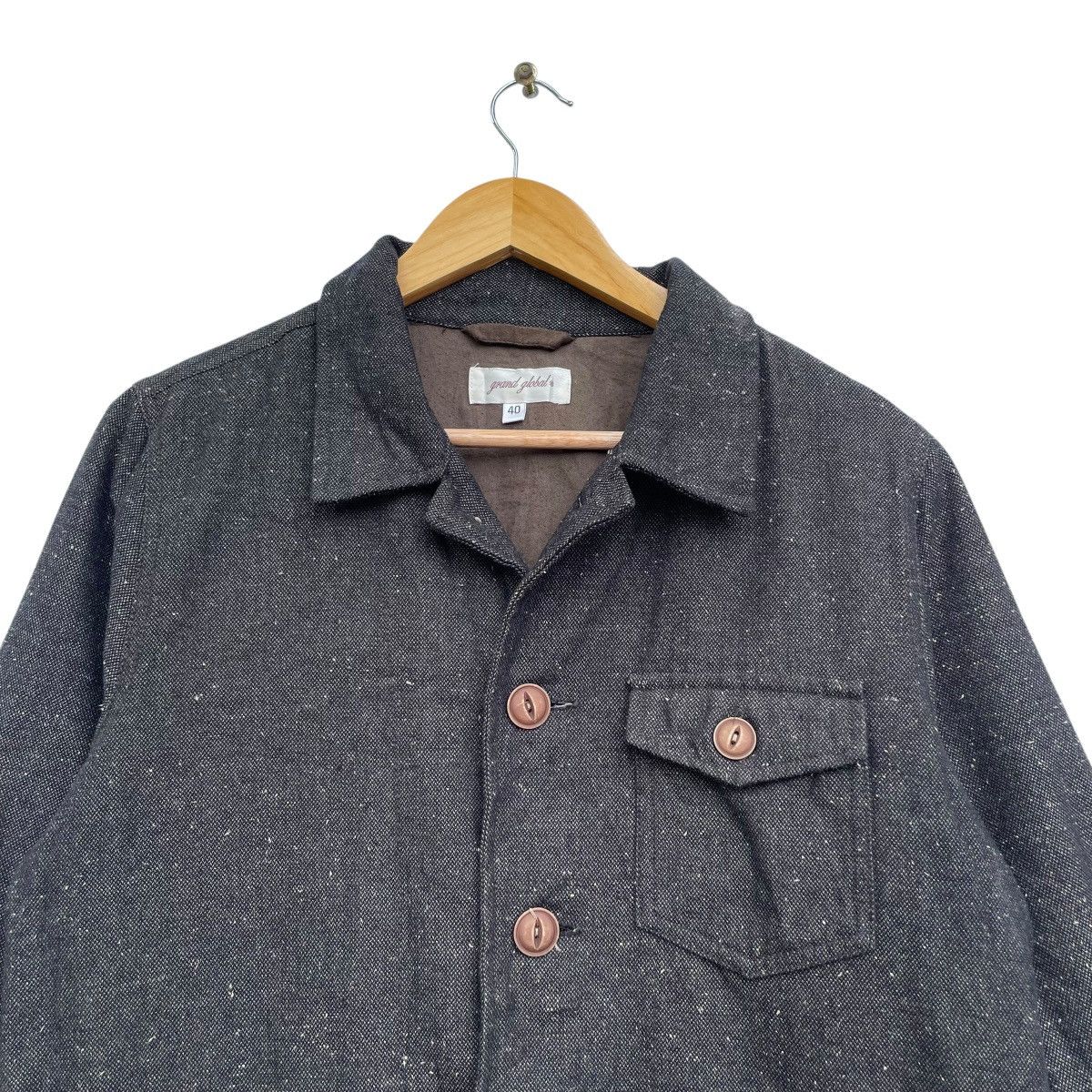 45rpm 💥Vintage Grand Global Shibuya Japan Buttom Eye Jacket Size US M / EU 48-50 / 2 - 3 Thumbnail