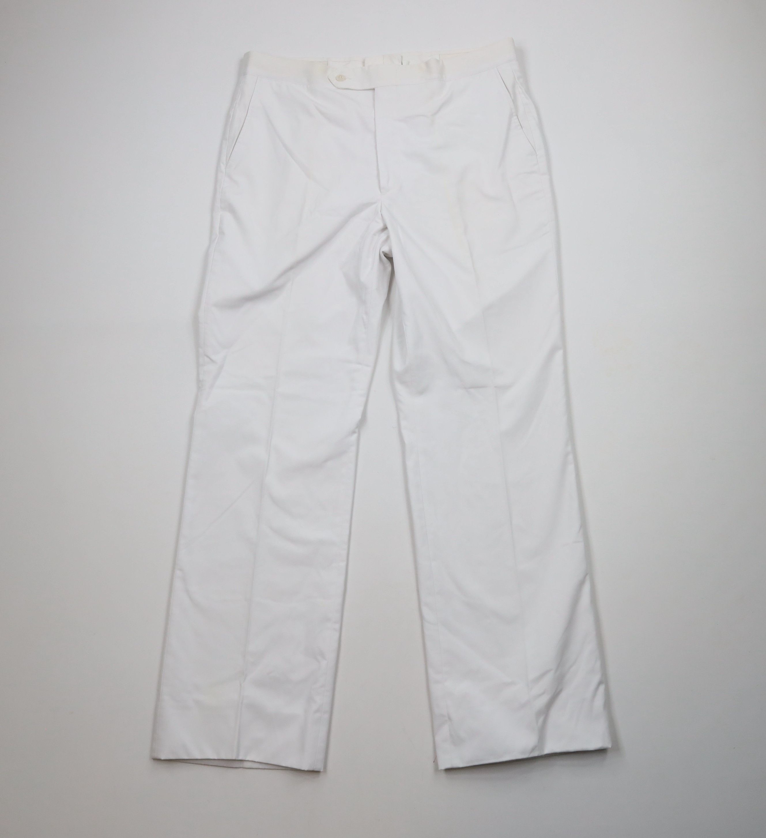 Vintage Vintage 70s Streetwear Flared Wide Leg Chino Pants White USA Size US 36 / EU 52 - 1 Thumbnail