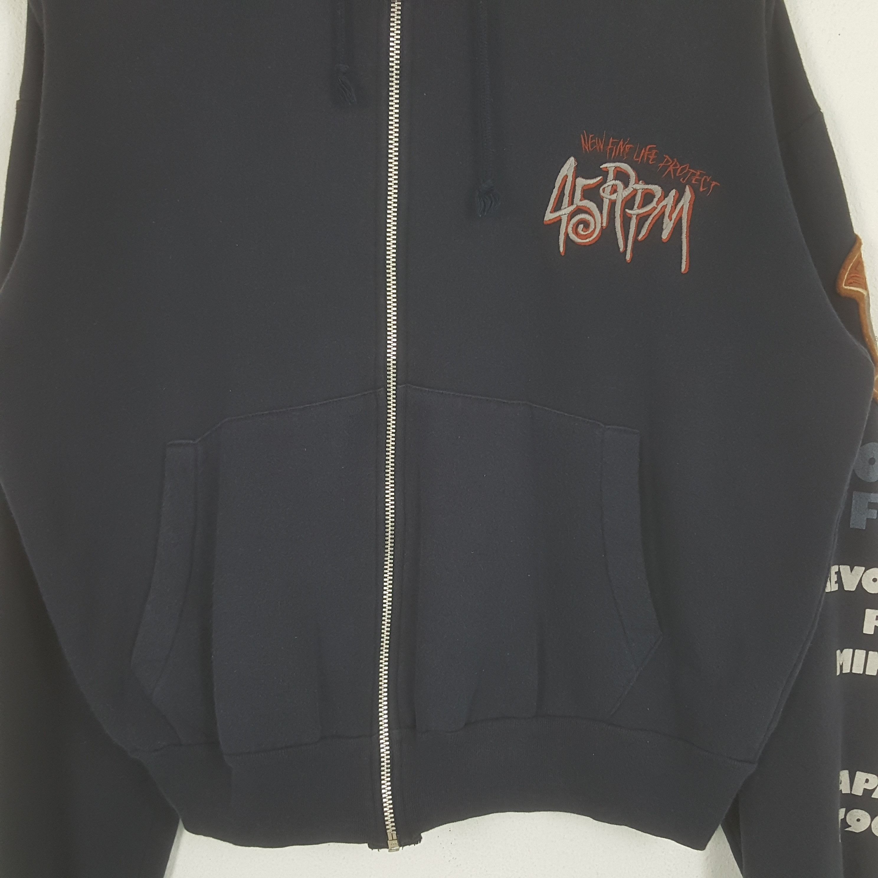 Vintage 45rpm Japanese Brand Zipper Hoodies