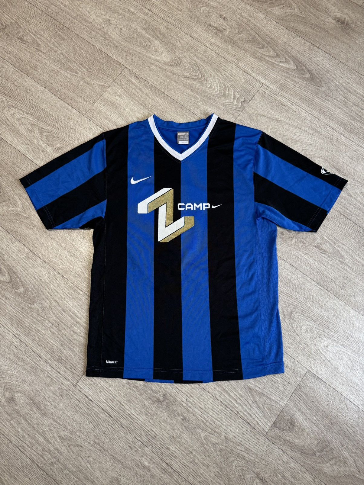 Nike 🔷Rare Limited Nike Inter Milan “Camp Z” Ibrahimovic Jersey🔷 Size US M / EU 48-50 / 2 - 1 Thumbnail