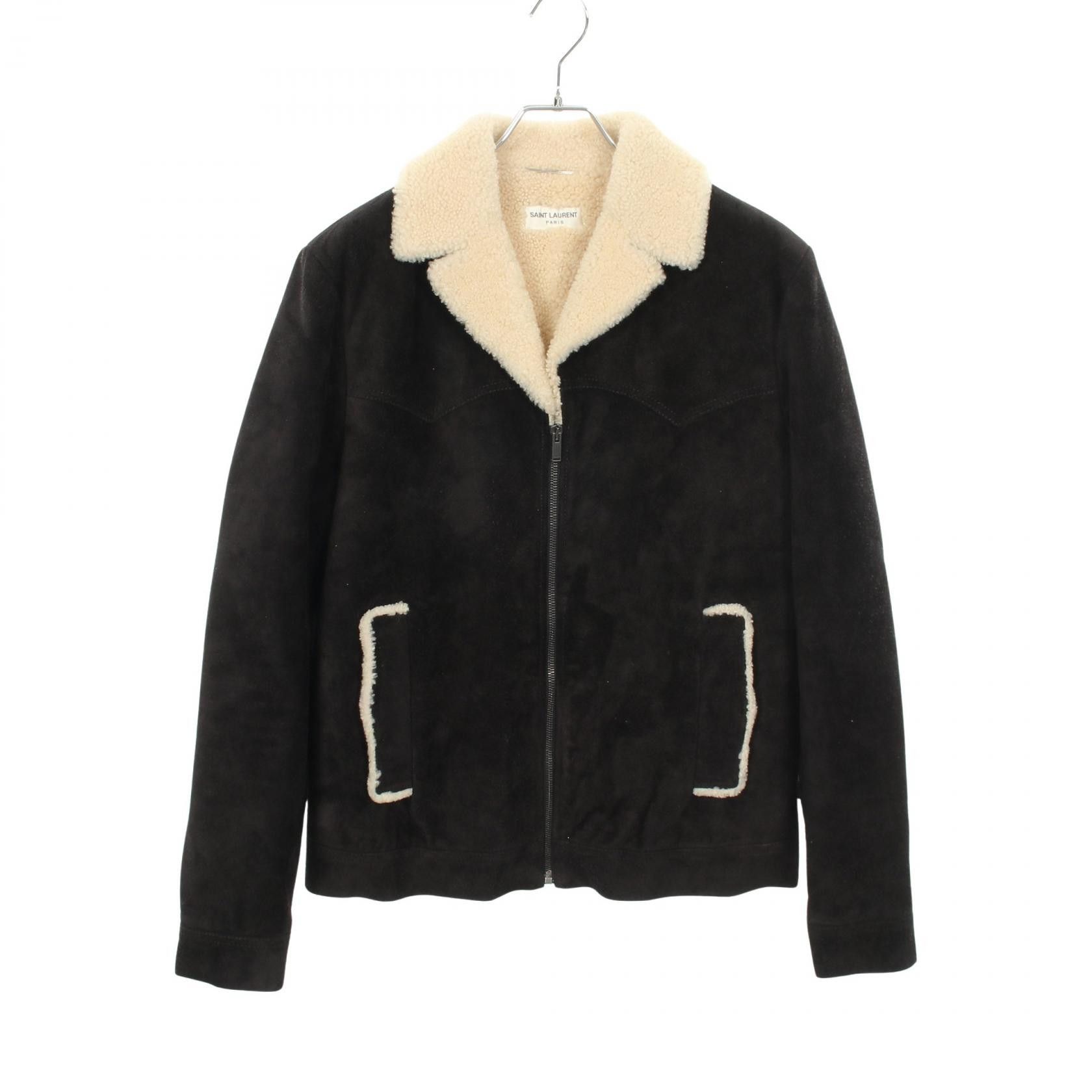 Other Other Saint Laurent Paris Shearling Leather Jacket Leather Outerwear 630325 DUTY FREE for USA Size ONE SIZE - 1 Thumbnail