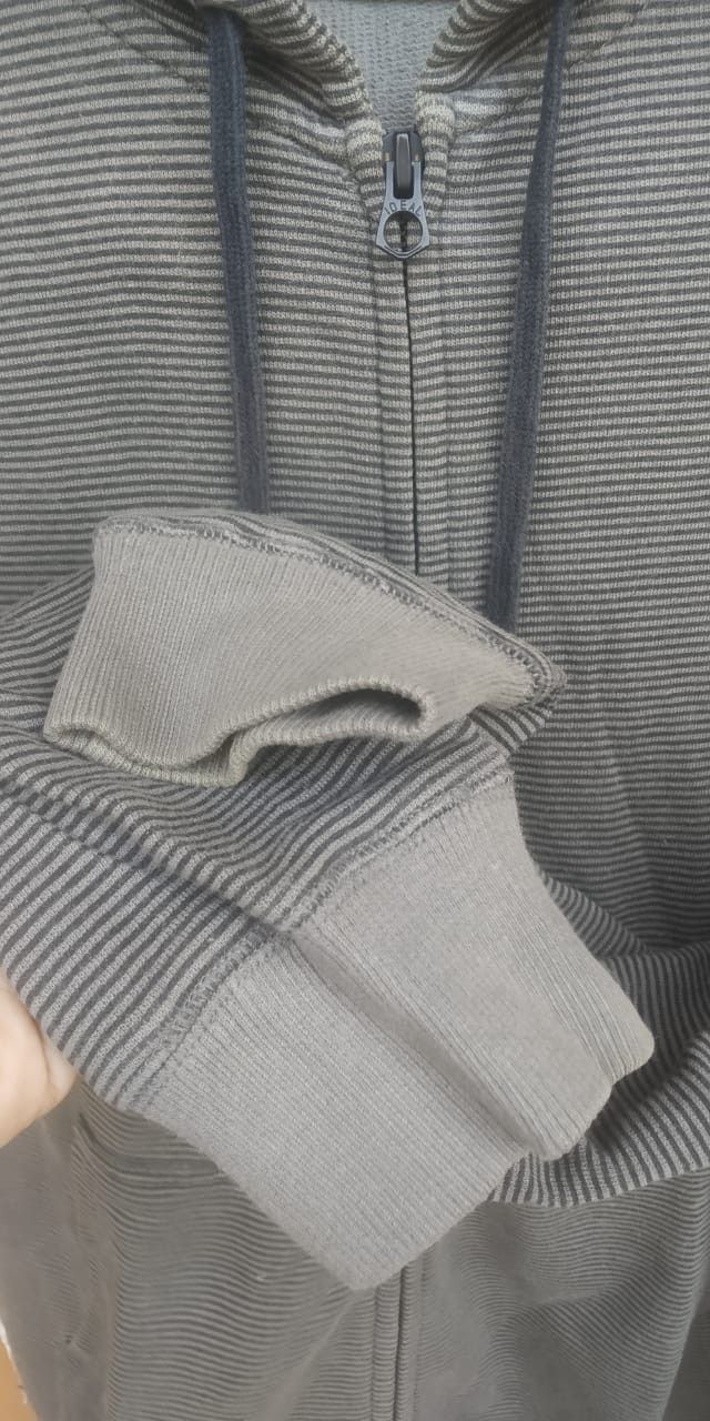 Beams Plus Beams stripe zipper hoodie Size US M / EU 48-50 / 2 - 4 Thumbnail