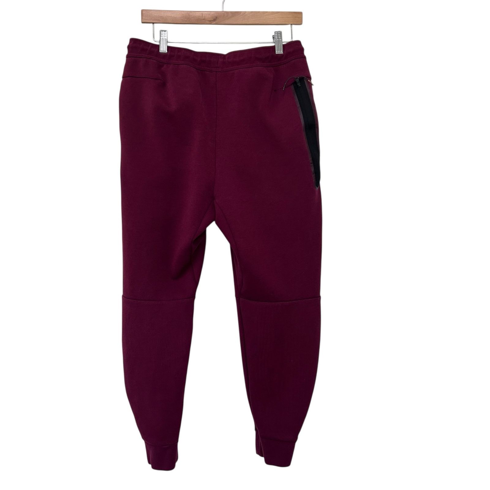 Nike Nike Tech Maroon Fleece Joggers Sweatpants Sz M Size US 30 / EU 46 - 8 Thumbnail