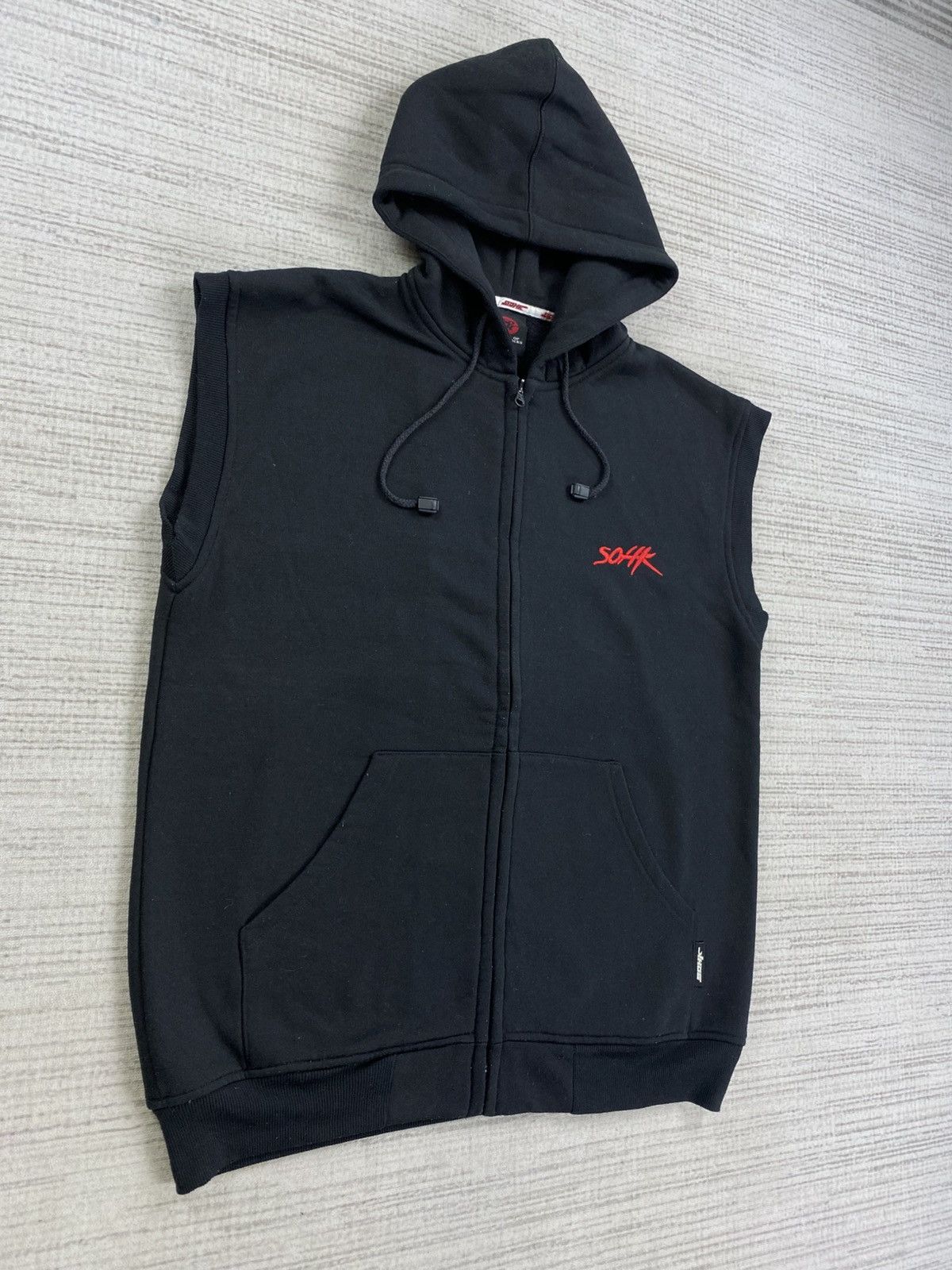 JNCO Vintage SOHK Sleeveless Hoodie Raptees Jacket Size US M / EU 48-50 / 2 - 3 Thumbnail