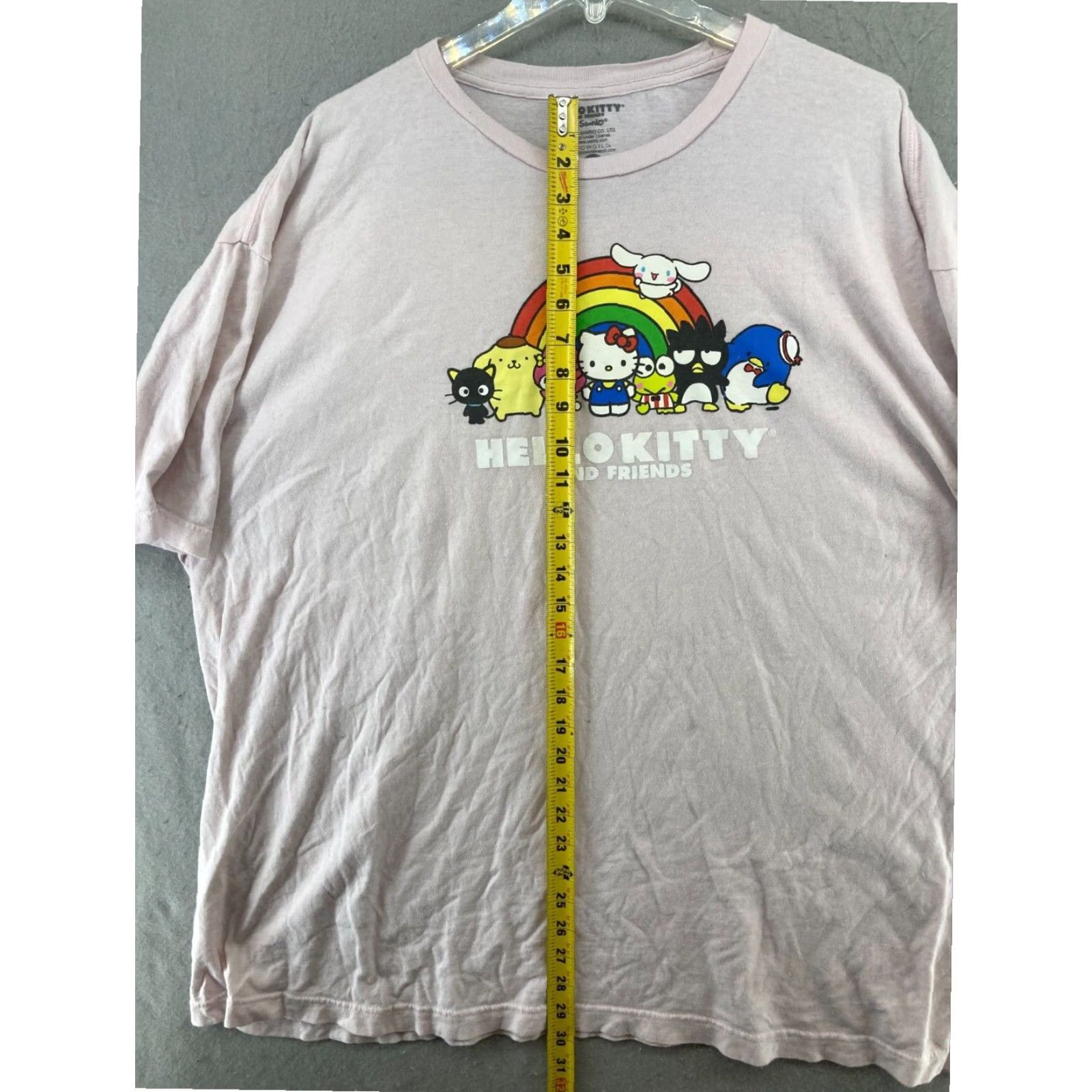 Vintage Sanrio Hello Kitty Womens TShirt 3XL Extra Large Pink Size XXL / US 16-18 / IT 52-54 - 3 Thumbnail