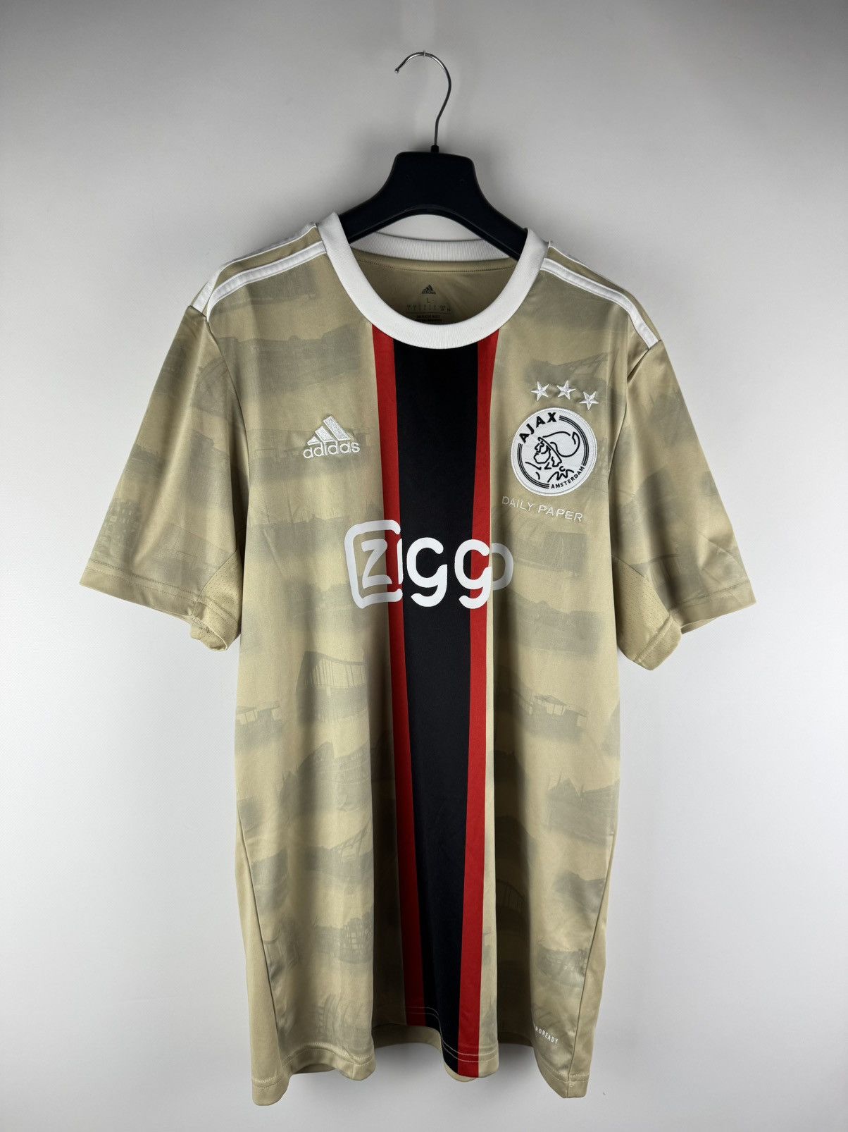 Adidas Adidas 2022-23 Ajax Away 3rd DAILY PAPER Football Shirt Size US L / EU 52-54 / 3 - 1 Thumbnail