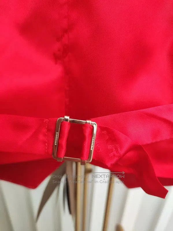 Burberry Burberry Red Jacket for Women - XS Size. Size XS / US 0-2 / IT 36-38 - 6 Thumbnail