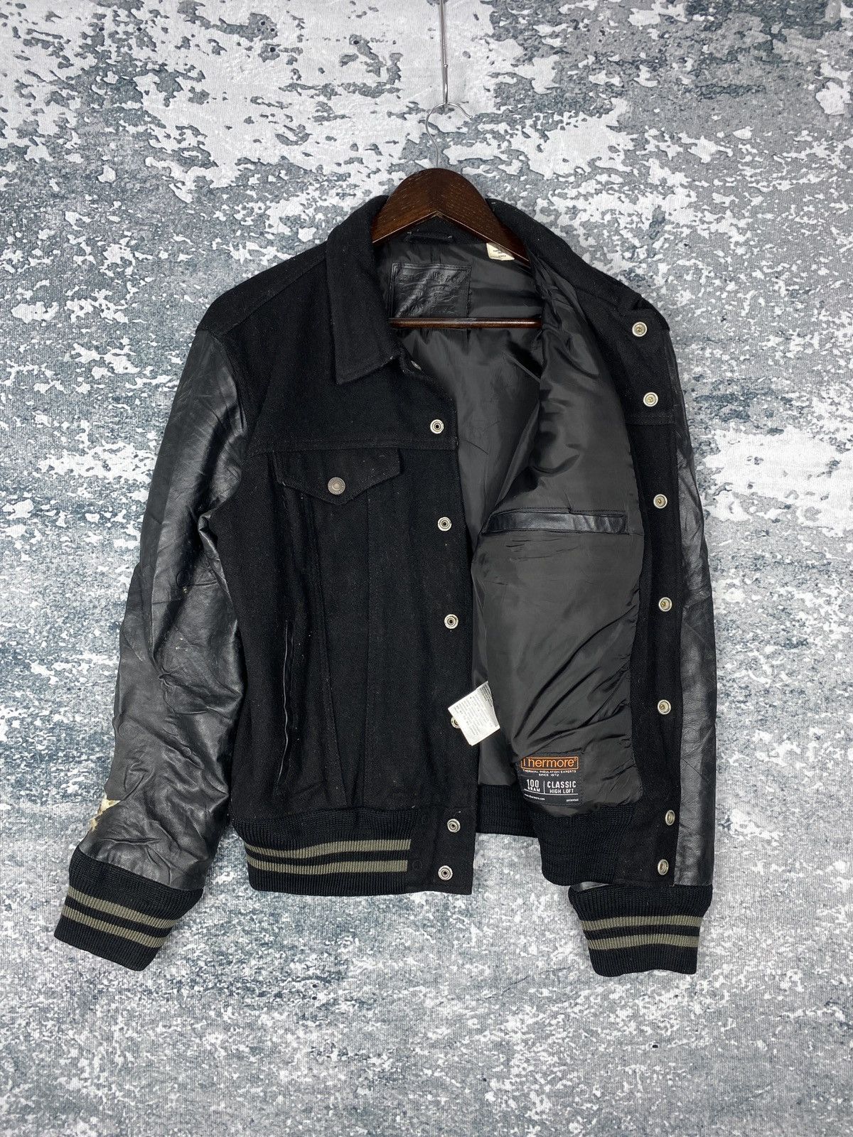 Vintage Levi's Sleeve Leather Varsity Jacket