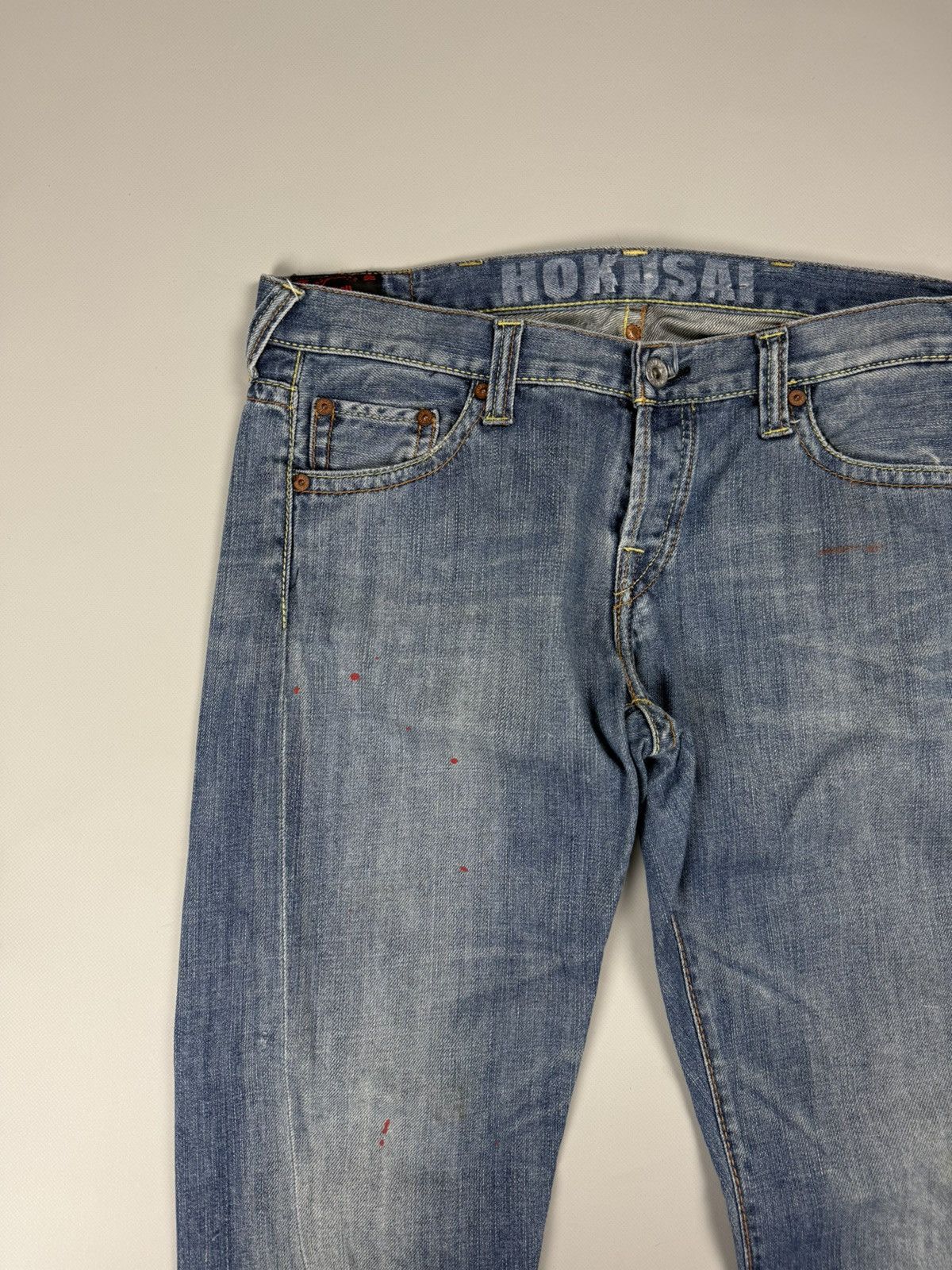 Evisu Evisu EU-ED Hokusai Vintage Men’s Denim Jeans Size 29 / S Size US 29 - 8 Thumbnail