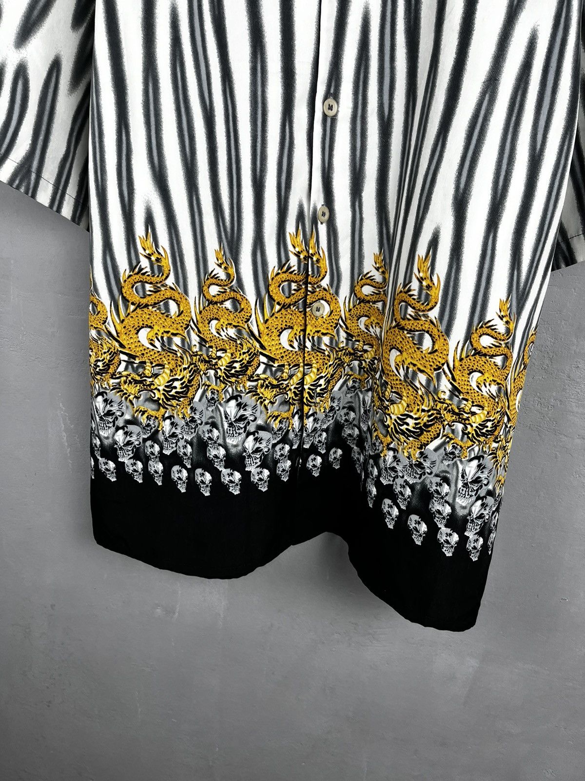 Japanese Brand × Vintage Oxyzone Dragon Japanese Style Vintage 90s All Over Mesh Tee Size US M / EU 48-50 / 2 - 2 Thumbnail