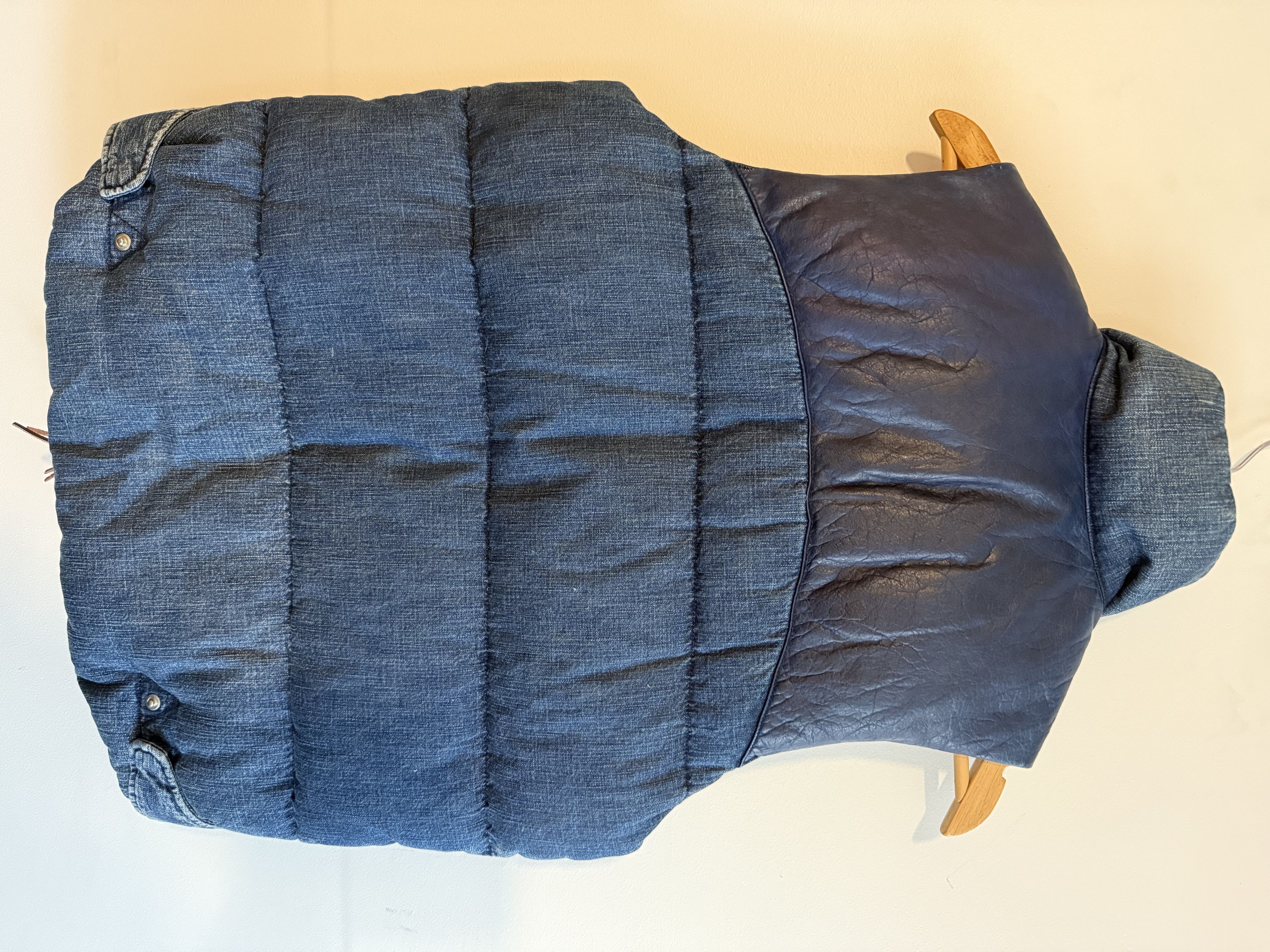 Remi Relief vintage, denim, puffer vest, leather, americana) Size US S / EU 44-46 / 1 - 5 Thumbnail