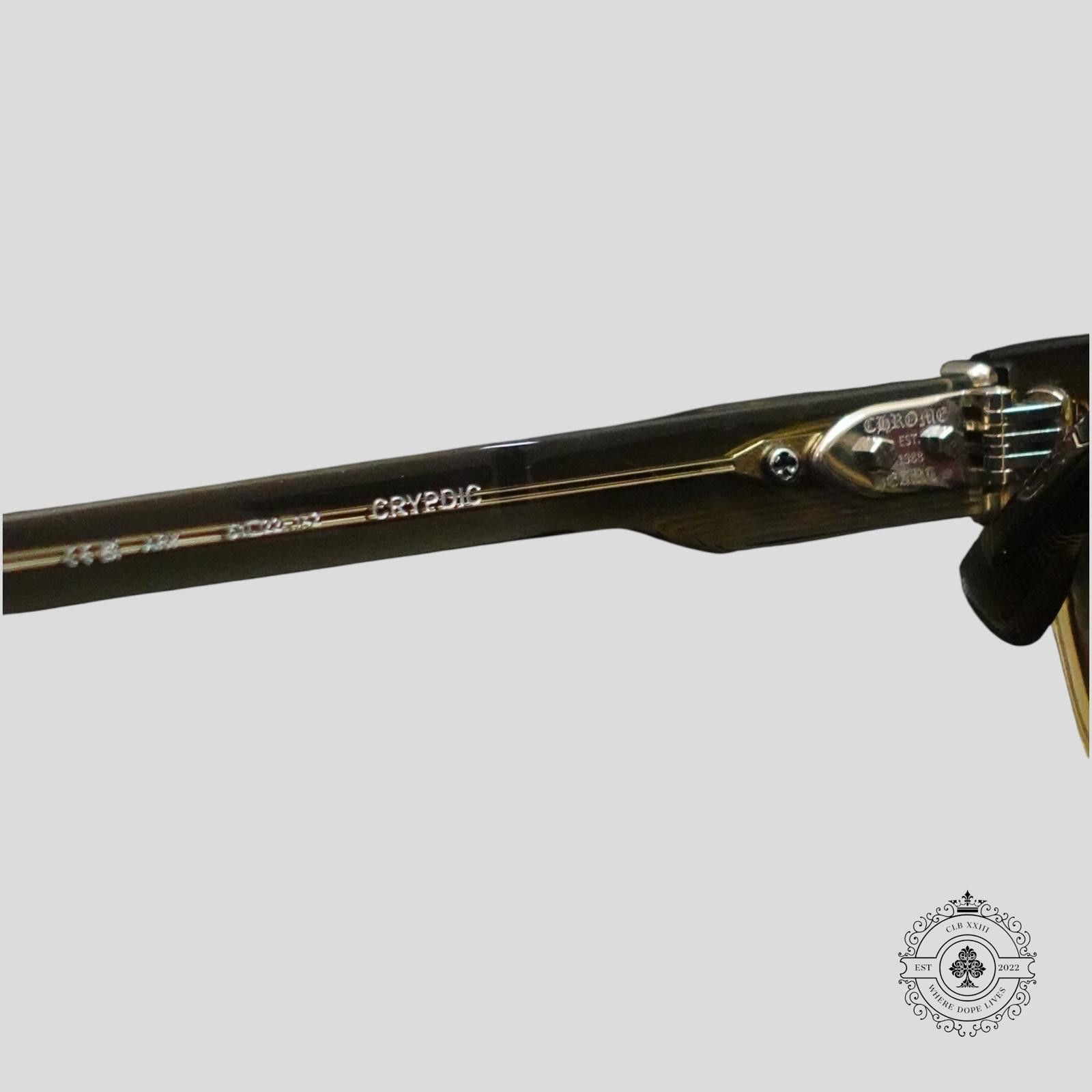 Chrome Hearts Chrome Hearts Crypdic Glasses in Grey/Silver Size ONE SIZE - 6 Thumbnail