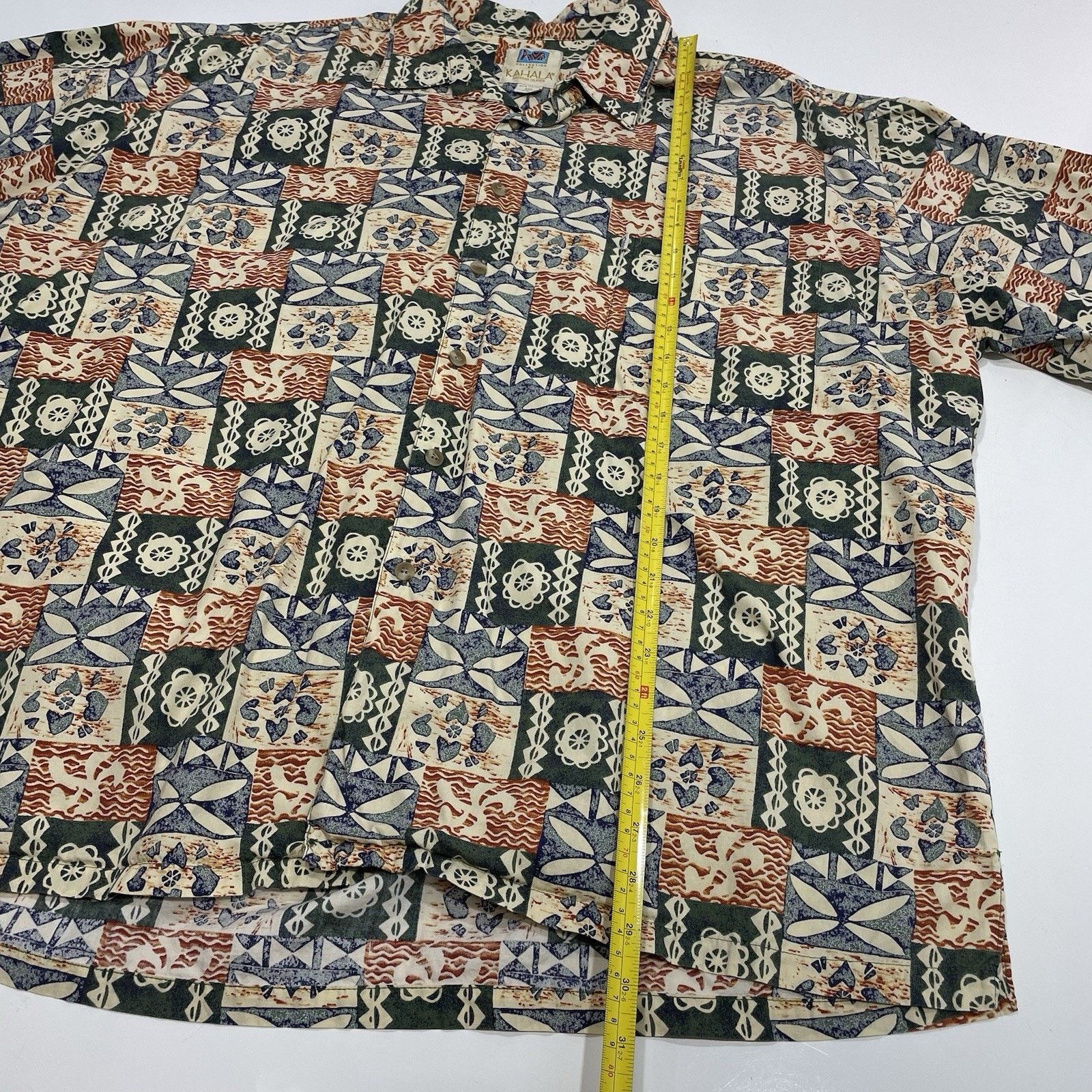Reyn Spooner VTG Handmade Avi Collection Kahala Hawaiian Tribal Shirt 2XL Size US XXL / EU 58 / 5 - 4 Thumbnail