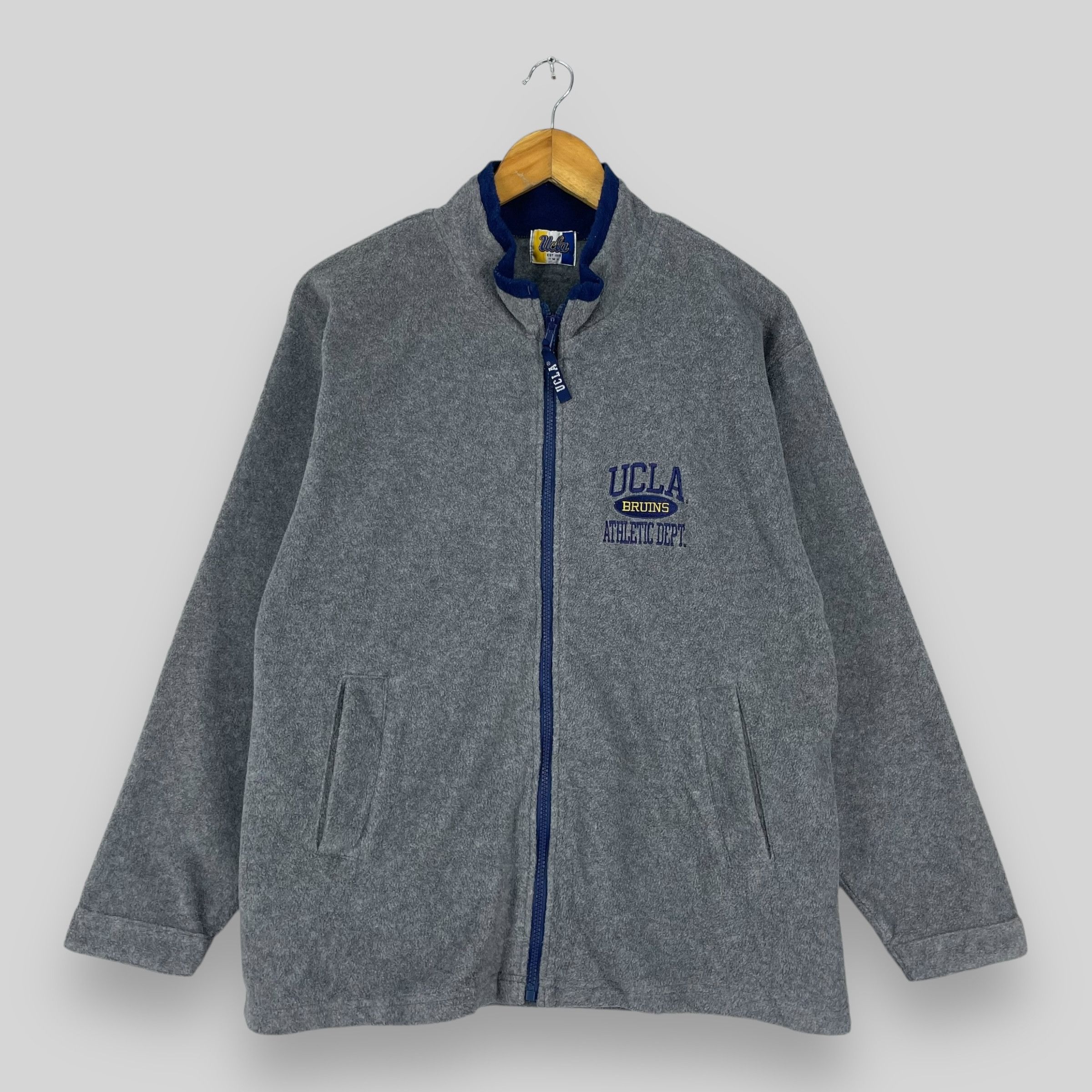 Vintage Vintage 90s UCLA Bruins Ncaa Football Team Fleece Jacket Size US M / EU 48-50 / 2 - 1 Thumbnail