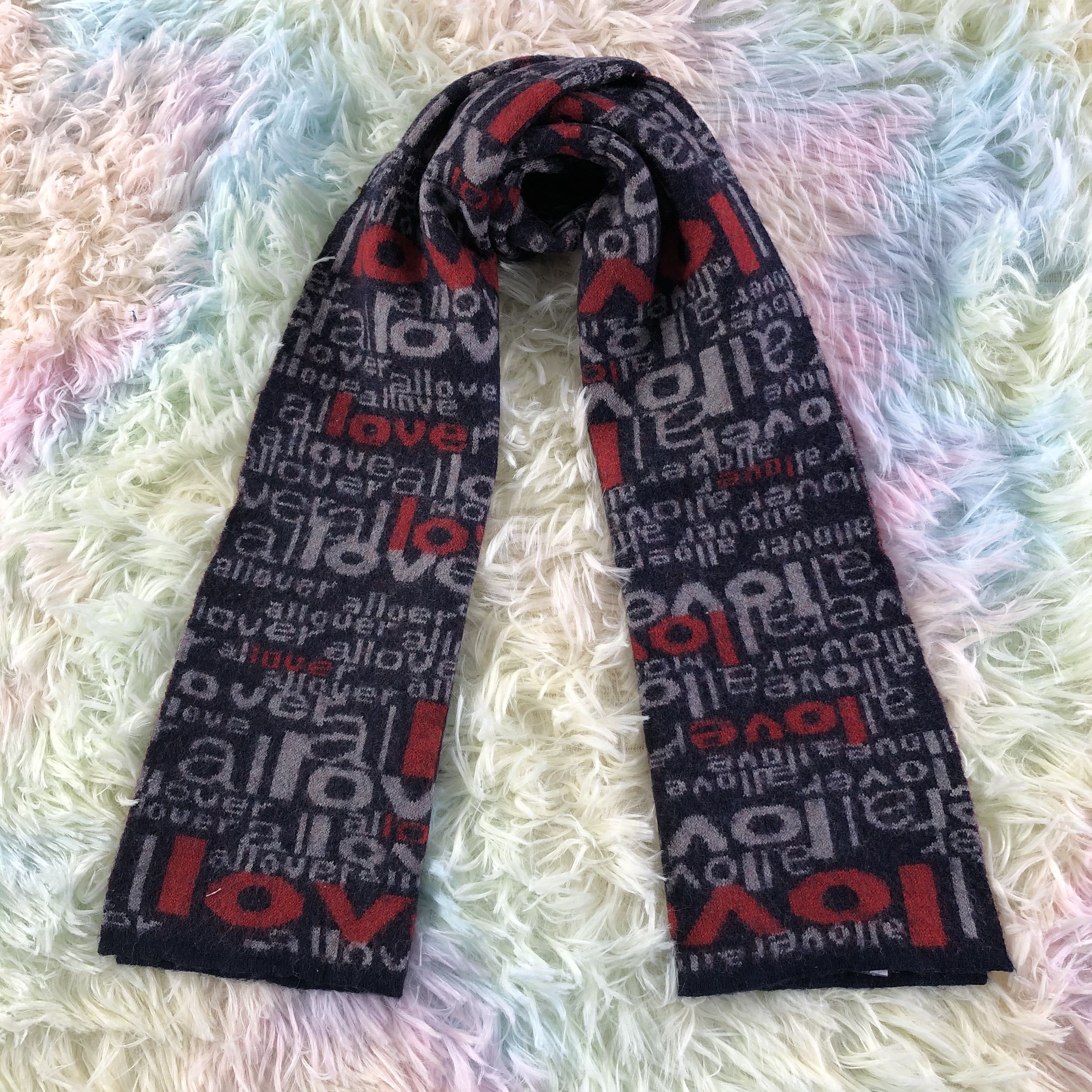 Vintage Moschino Scarf / Muffler / Neckwear - KM491 Size ONE SIZE - 1 Thumbnail