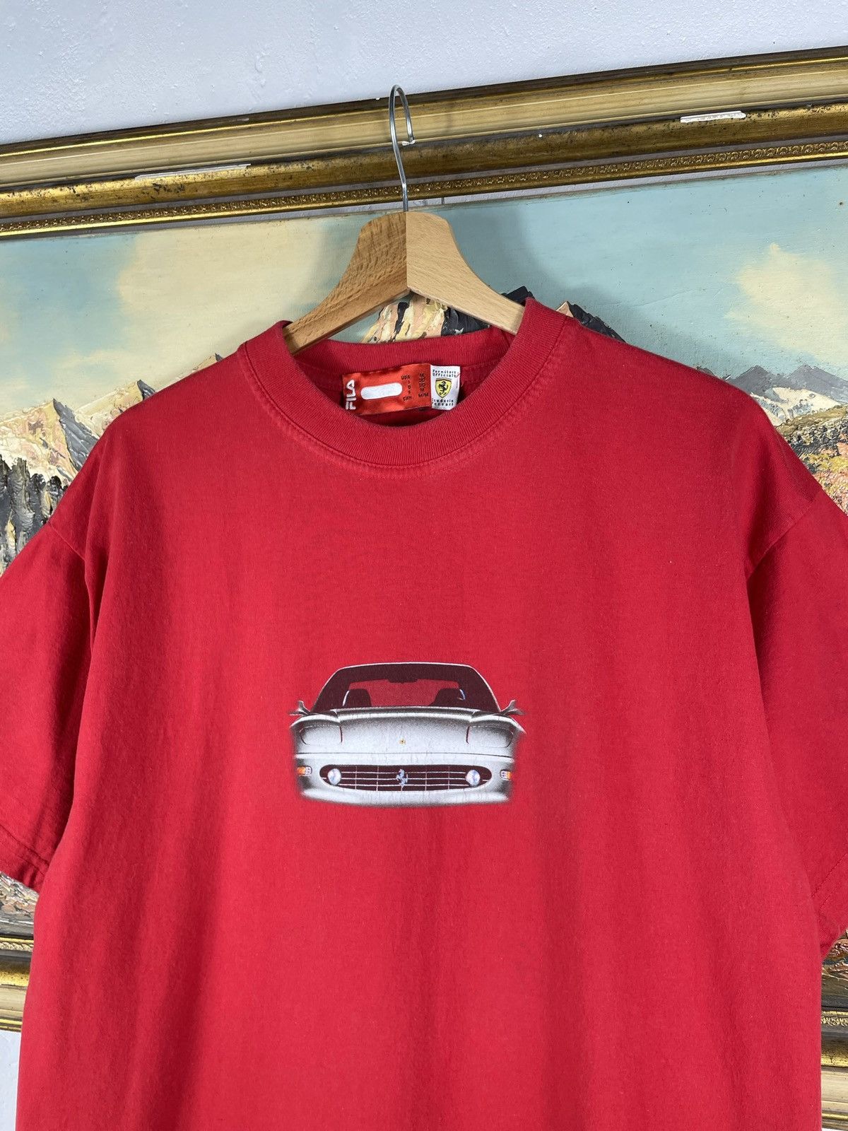 Ferrari × Fila × Vintage Red Vintage Retro Y2k 00s Ferrari T shirt Tee Size US M / EU 48-50 / 2 - 4 Thumbnail