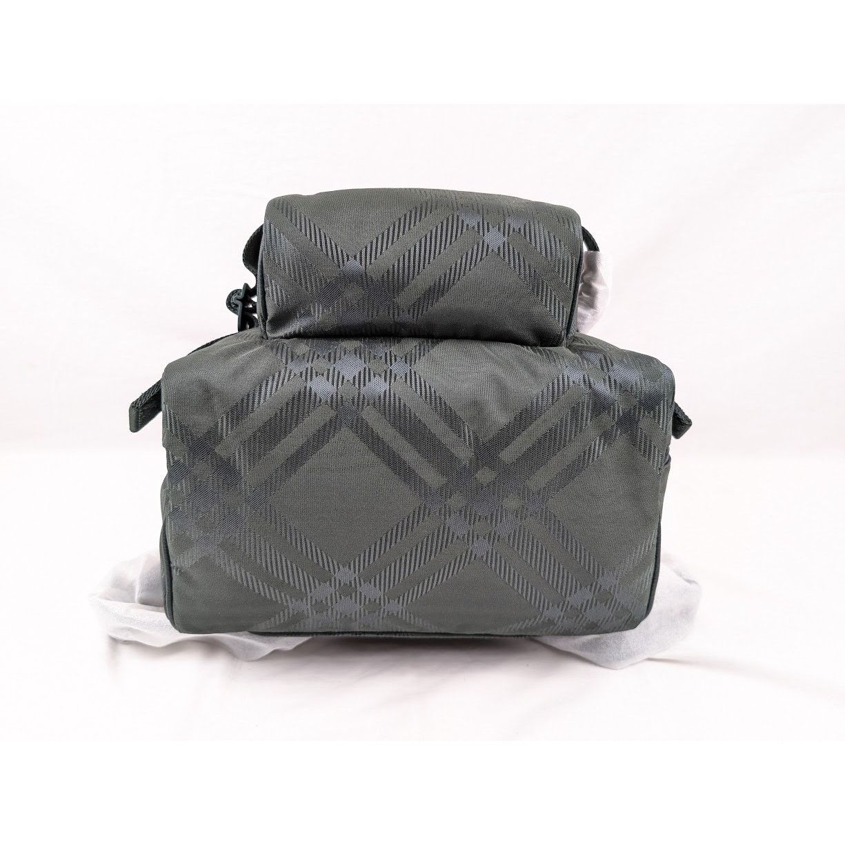 Burberry o1rshd1 Size : OS / Nylon Check Jacquard Backpack in Vine Size ONE SIZE - 21 Thumbnail