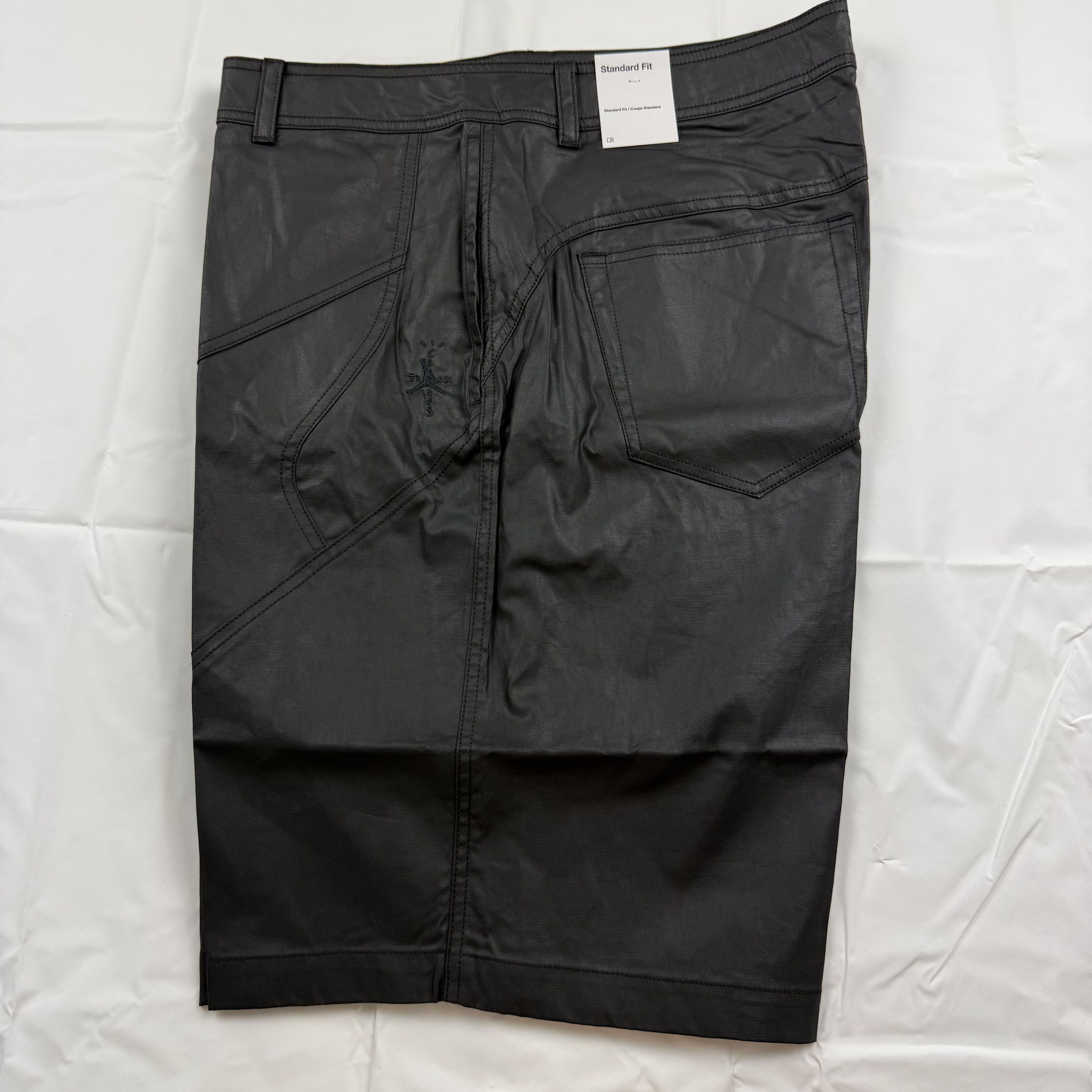 Jordan Brand Jordan Travis Scott Cactus Jack Men Black Canvas Shorts NEW Size US 36 / EU 52 - 10 Thumbnail
