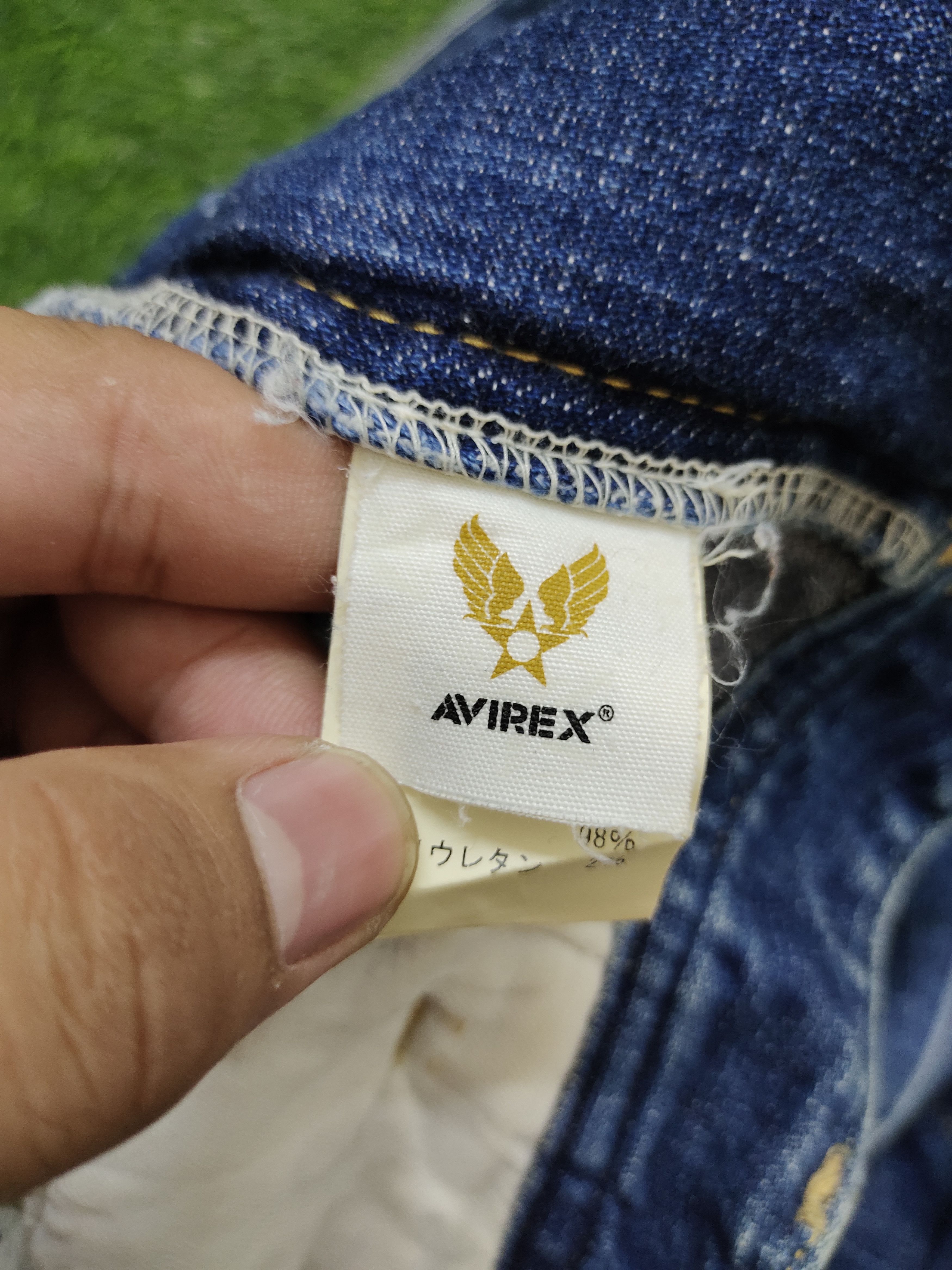 Avirex Avirex Type Blue Single Pocket Cargo Denim Pants Size US 36 / EU 52 - 17 Thumbnail