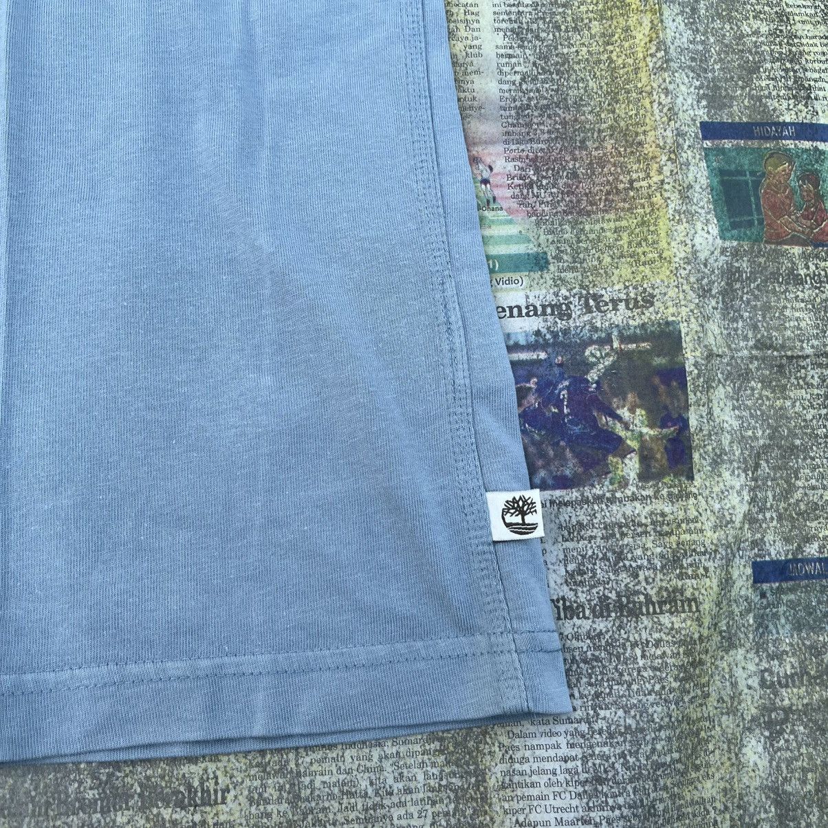 Timberland × Vintage CRAZY VINTAGE💥Timberland Tree shirt Blue sky Size US M / EU 48-50 / 2 - 6 Thumbnail