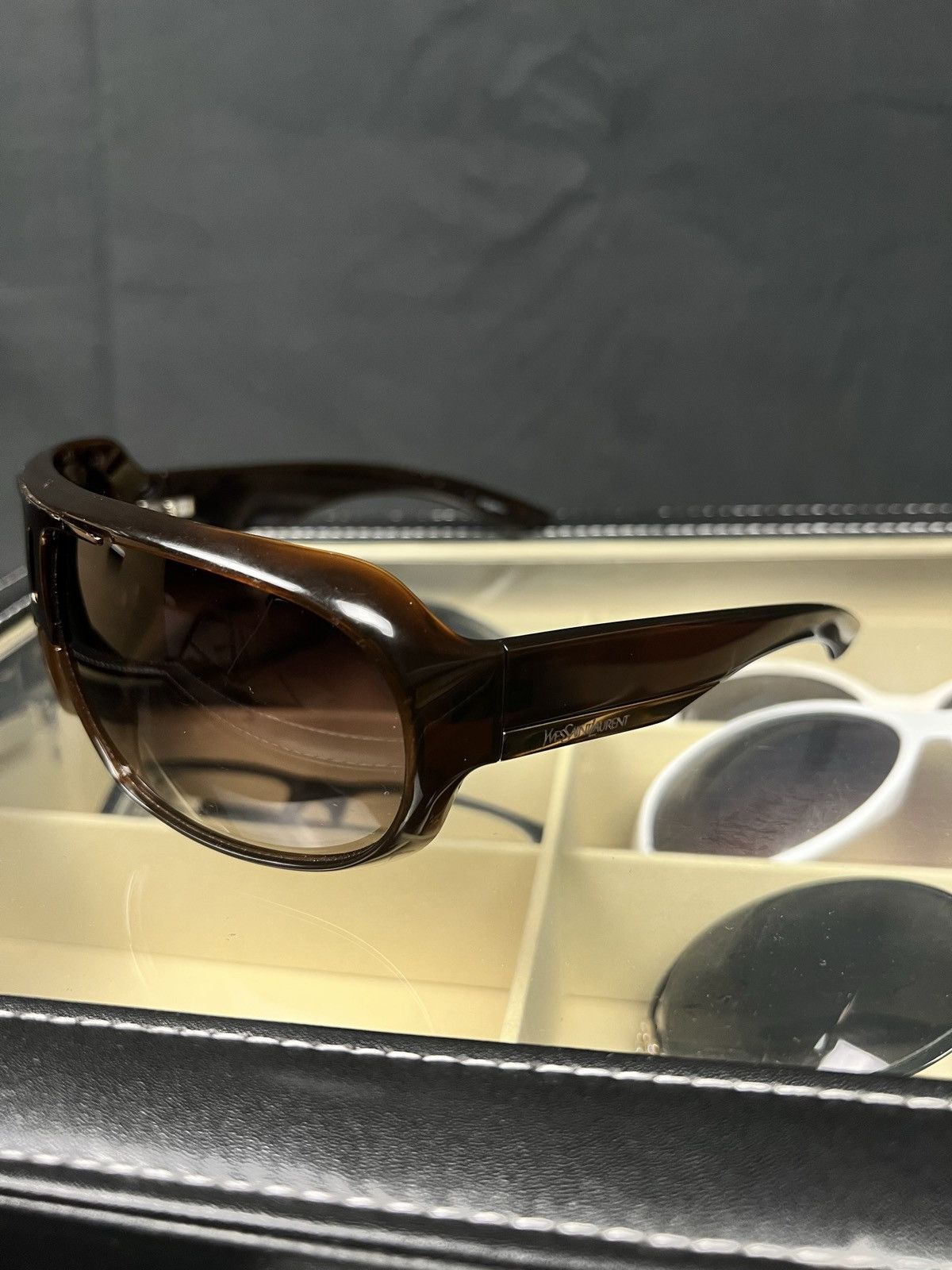 Yves Saint Laurent Yves Saint Laurent aviator sunglasses glasses vintage unisex Size ONE SIZE - 3 Thumbnail