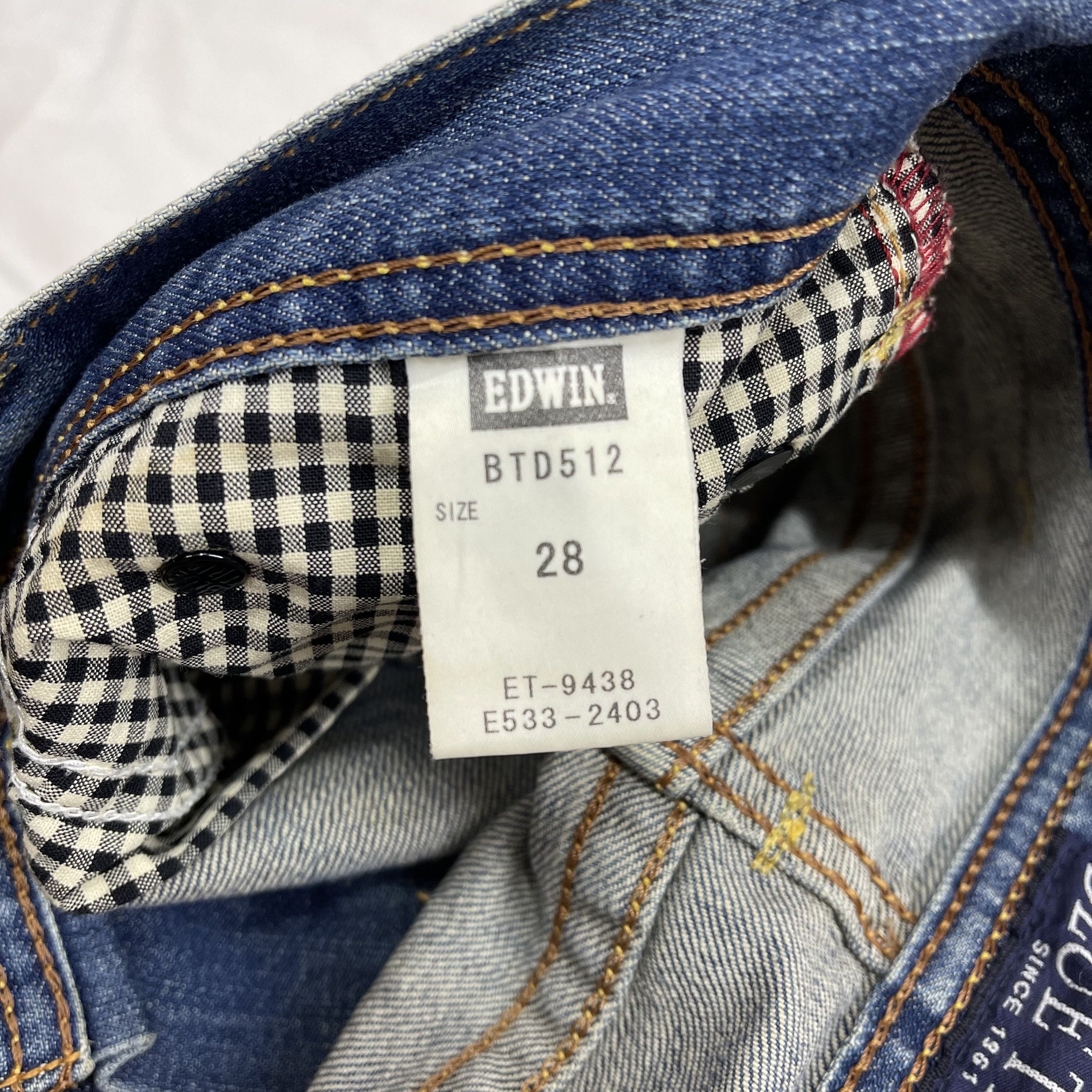 Edwin EDWIN BLUE TRIP Flare Denim Jeans #1288/AS Size US 28 / EU 44 - 9 Thumbnail