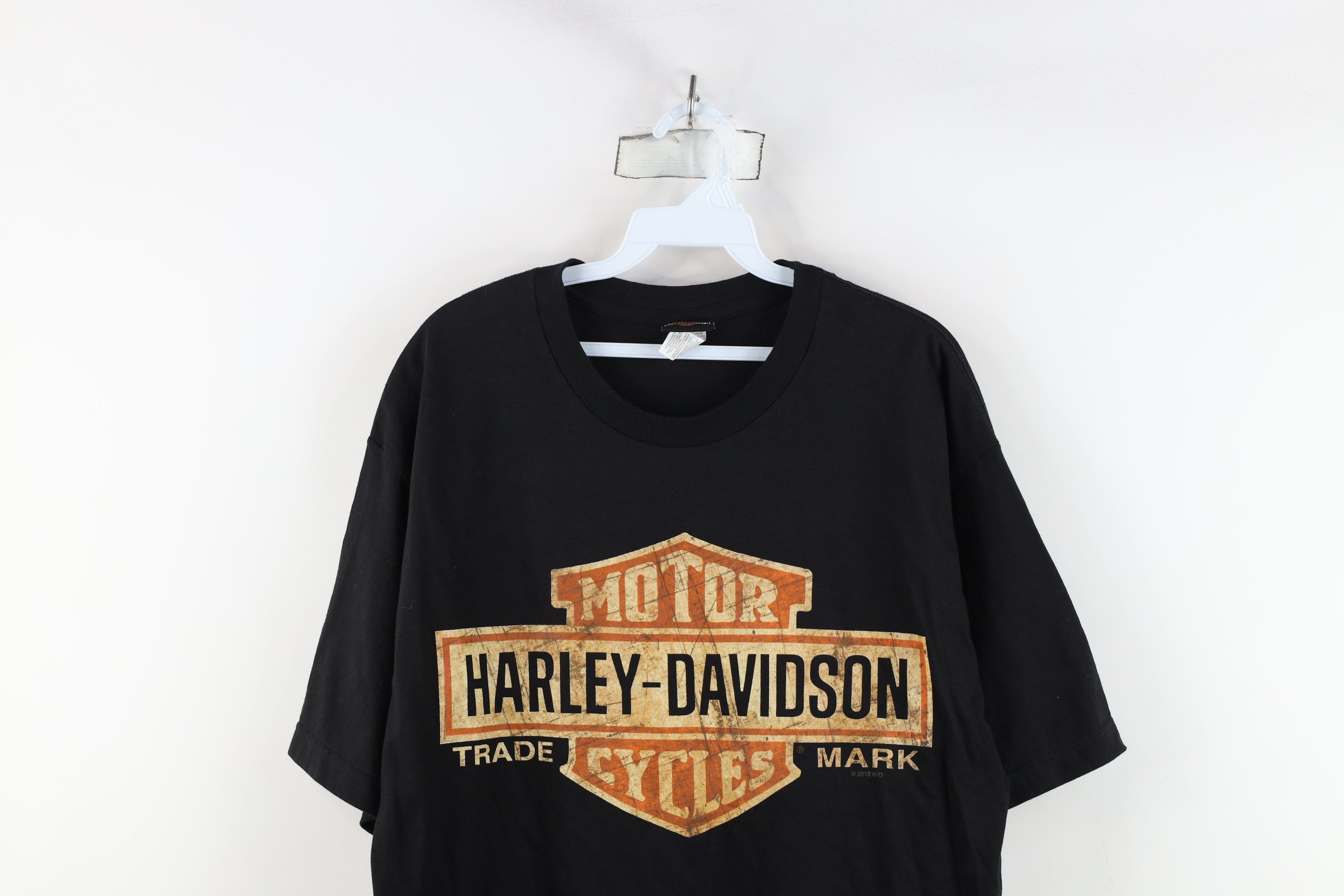 Harley Davidson × Vintage Y2K Harley Davidson Spell Out Big Logo Short Sleeve T-Shirt Size US L / EU 52-54 / 3 - 2 Thumbnail