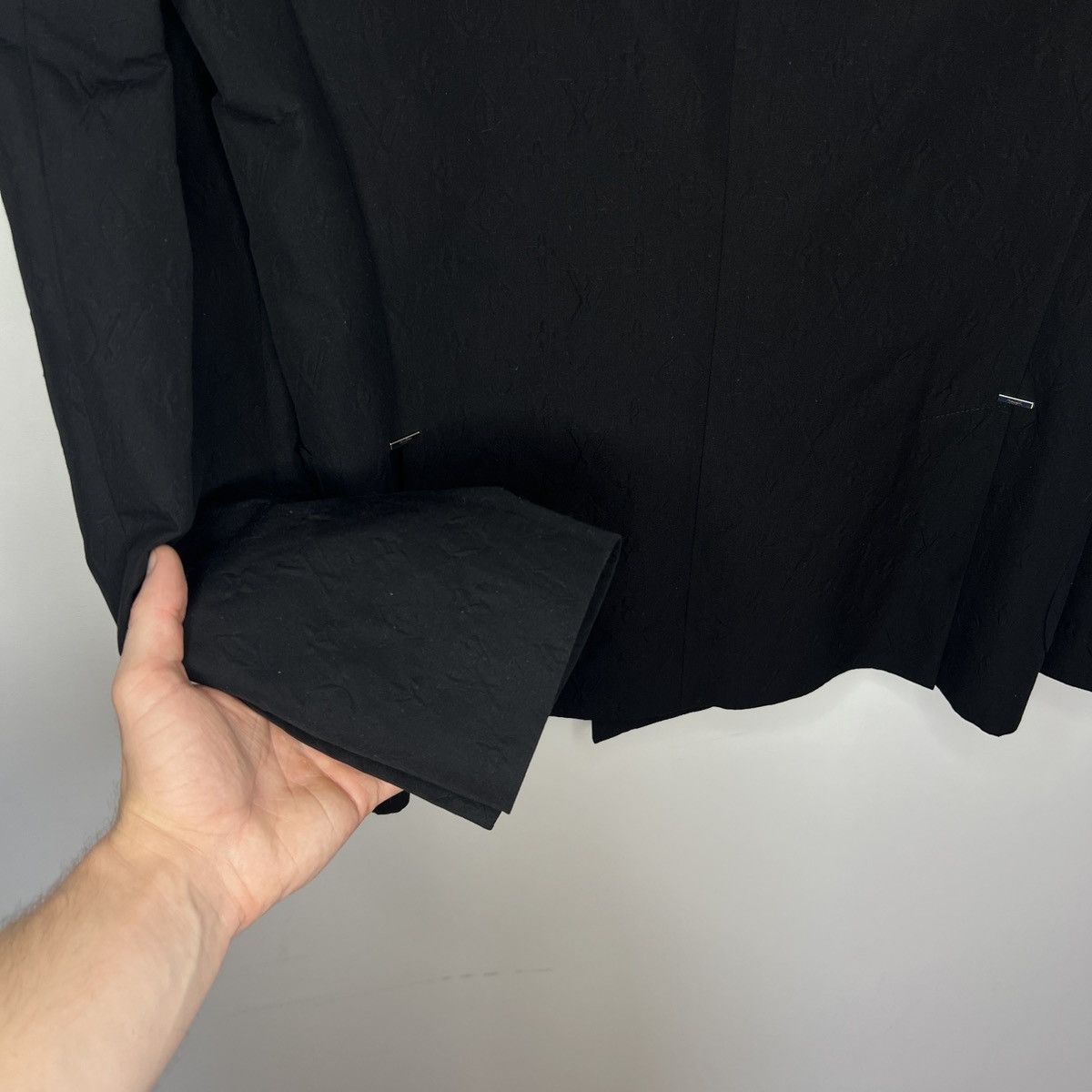 Louis Vuitton Louis Vuitton LV black monogram double breasted blazer 48 Size 48R - 12 Thumbnail