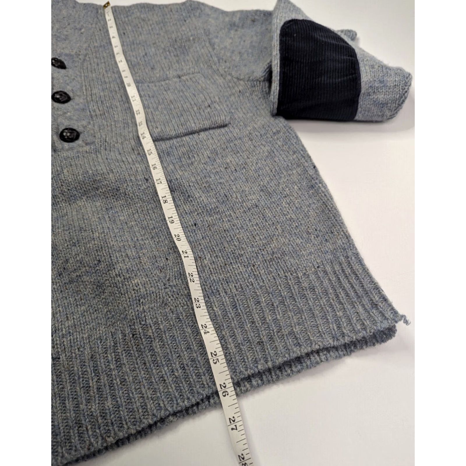 Pendleton Vtg Lobo Pendleton Virgin Shetland Wool Shawl Collar Sweater Size XL Union Made レディース Wool 100% Pullover Blue Grey Size XL / US 12-14 / IT 48-50 - 5 Thumbnail
