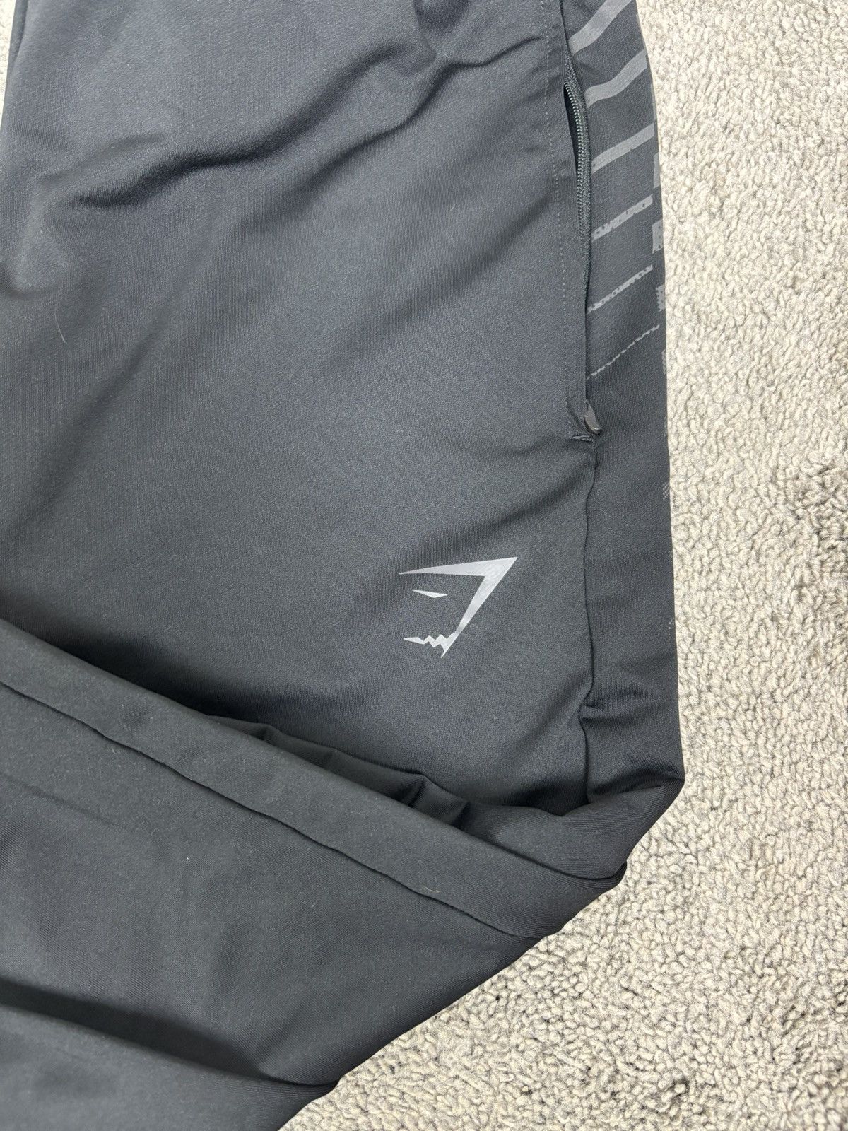 Gymshark Black gymshark sport stripe joggers Size US 30 / EU 46 - 3 Thumbnail