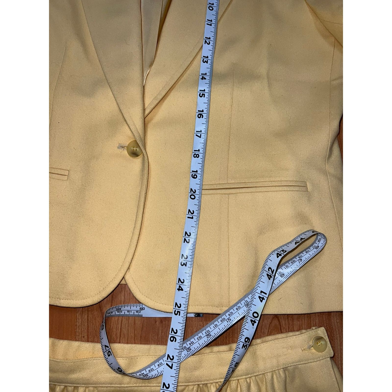 Pendleton Vintage Pendleton Skirt Suit Yellow Womens 14 Woolen Mills Size 32" / US 10 / IT 46 - 8 Thumbnail