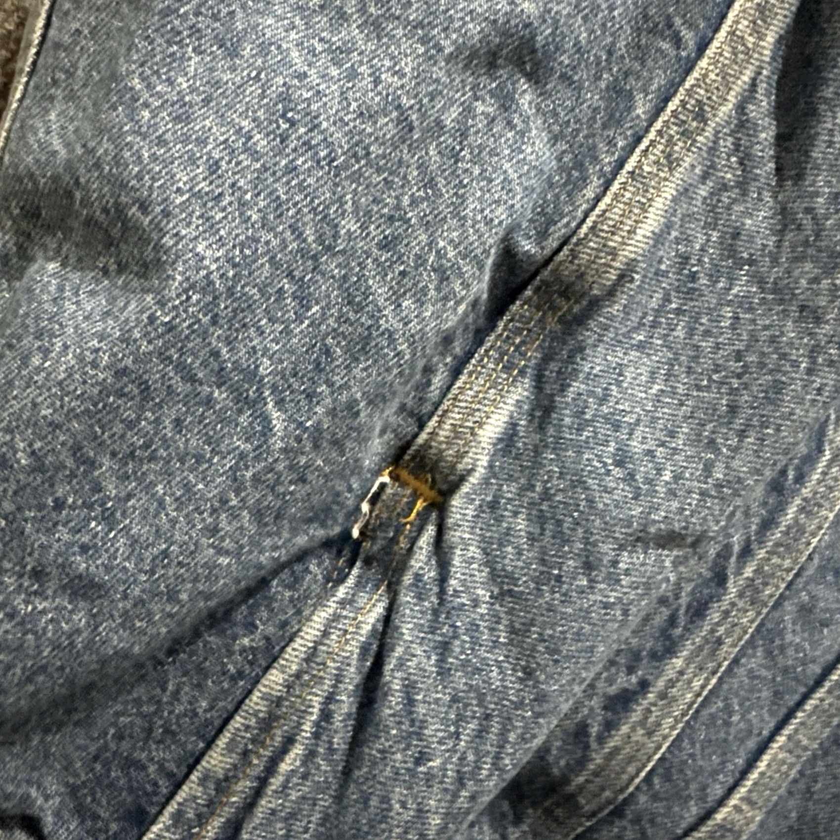 Carhartt VINTAGE Carhartt Jacket Denim Blanket Lined Trucker J11 DST Tall Size XL Men’s Size US XL / EU 56 / 4 - 2 Thumbnail