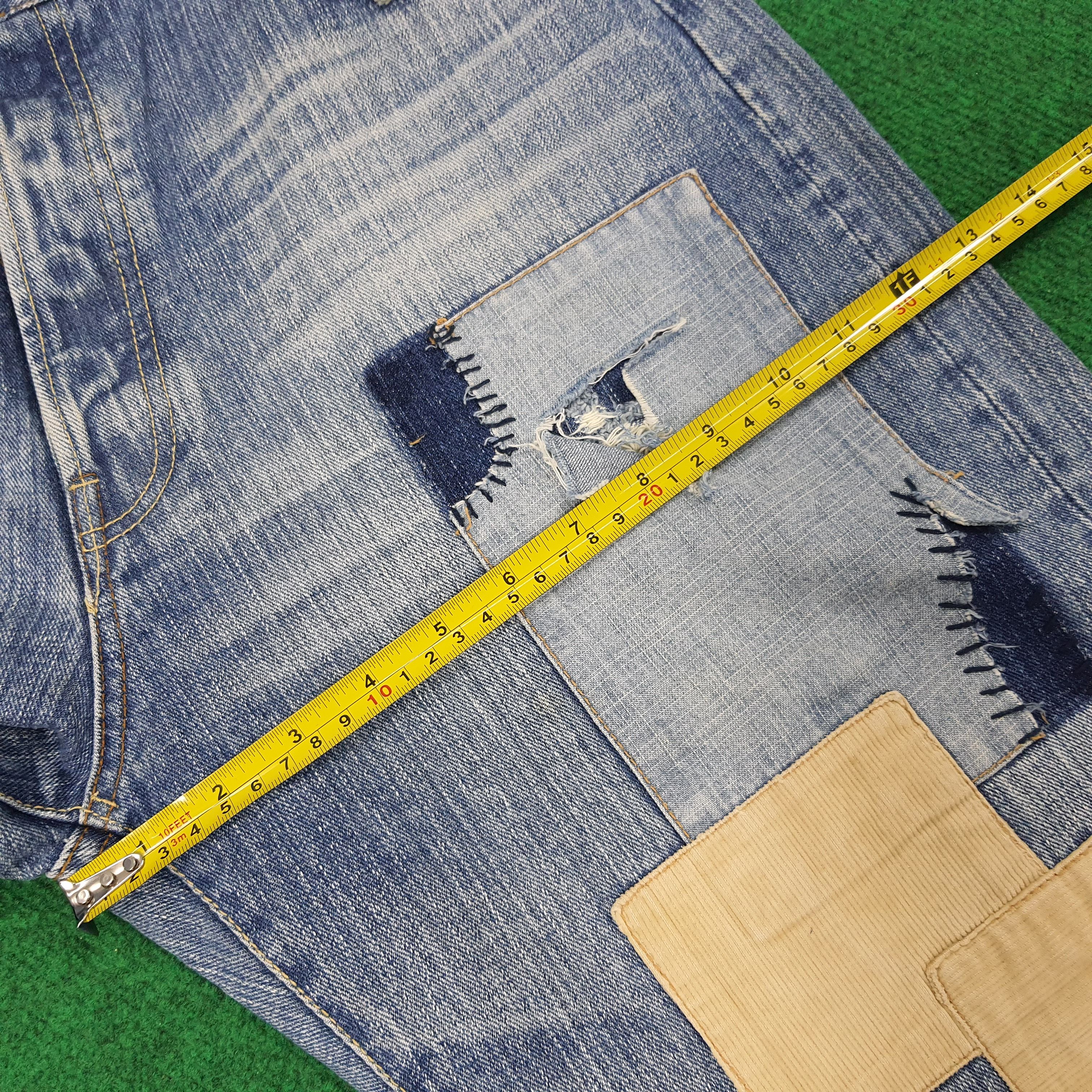 Vintage Vintage Exhibitionist Patchwork Streetwear Design Jeans Size US 32 / EU 48 - 14 Thumbnail