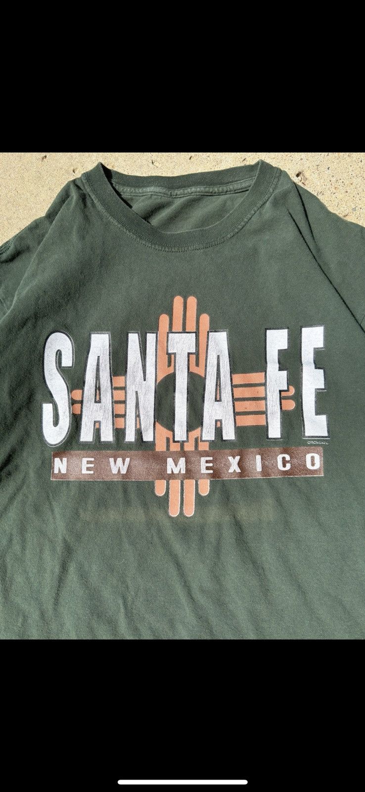 Vintage Vintage Santa Fe New Mexico Tee Green Medium Size US M / EU 48-50 / 2 - 2 Thumbnail