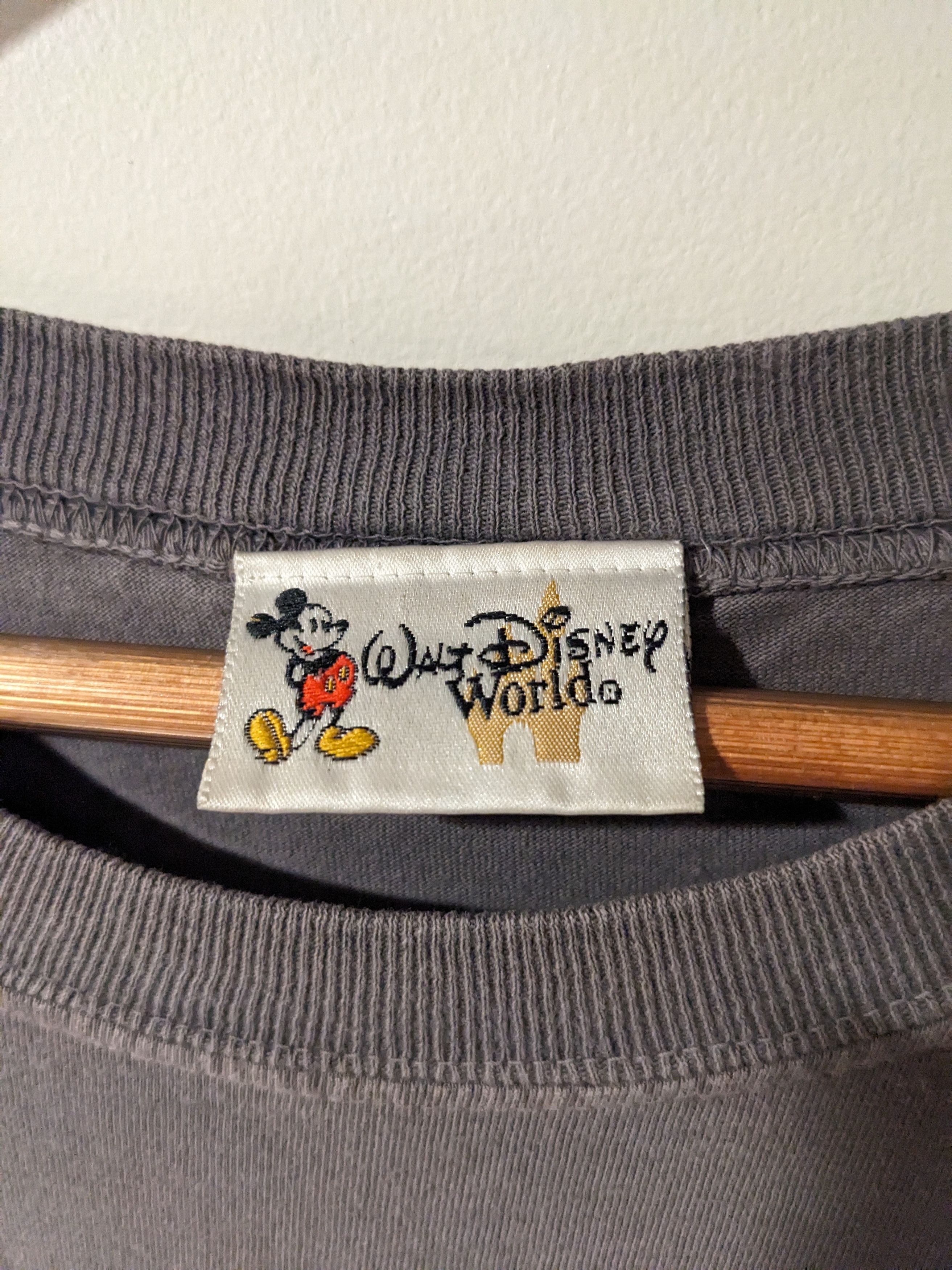 Disney × Vintage Vintage Y2K Mickey Mouse Disney World Gray XX-Large T-Shirt Size US XXL / EU 58 / 5 - 3 Thumbnail