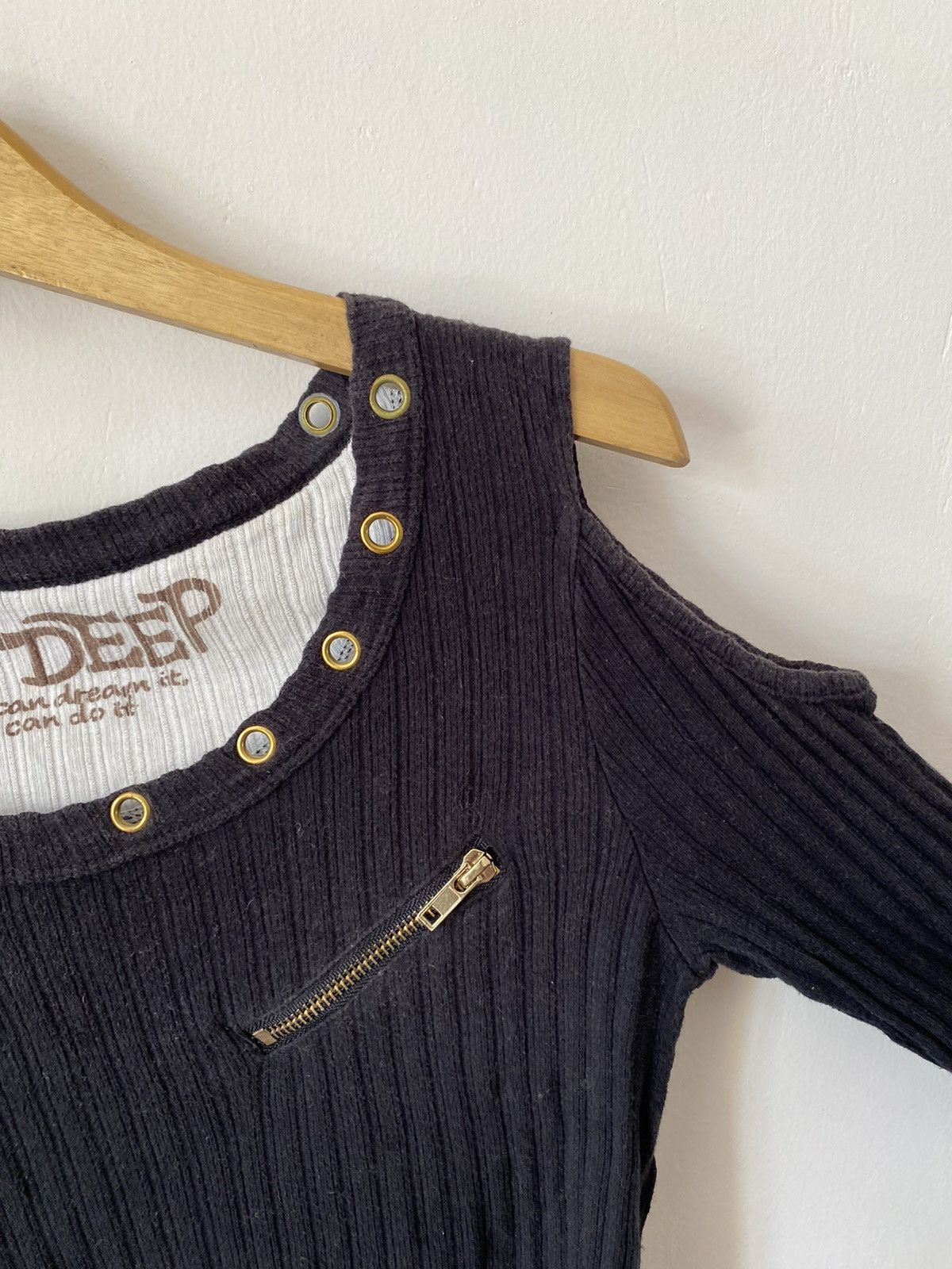 Beauty Beast × Hysteric Glamour × Japanese Brand Japan Y2K DIG DEEP Punk Skull Knit Style Size L / US 10 / IT 46 - 5 Thumbnail