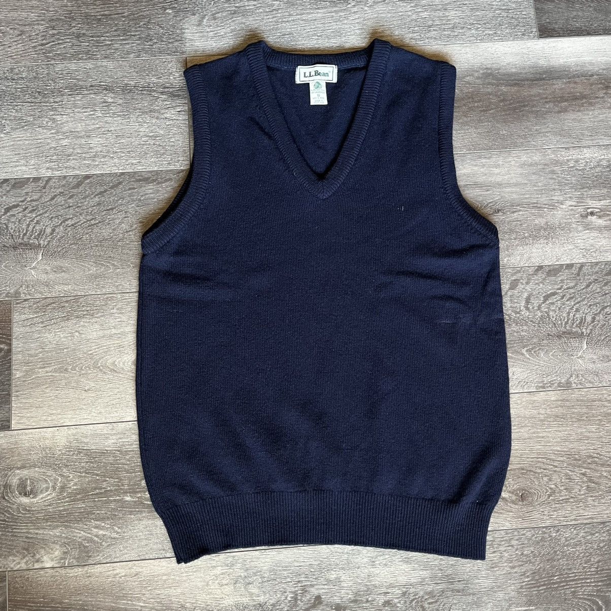 L.L. Bean Vintage 90s LL Bean Lambswool Sweater Vest Made in Scotland Size US S / EU 44-46 / 1 - 1 Thumbnail