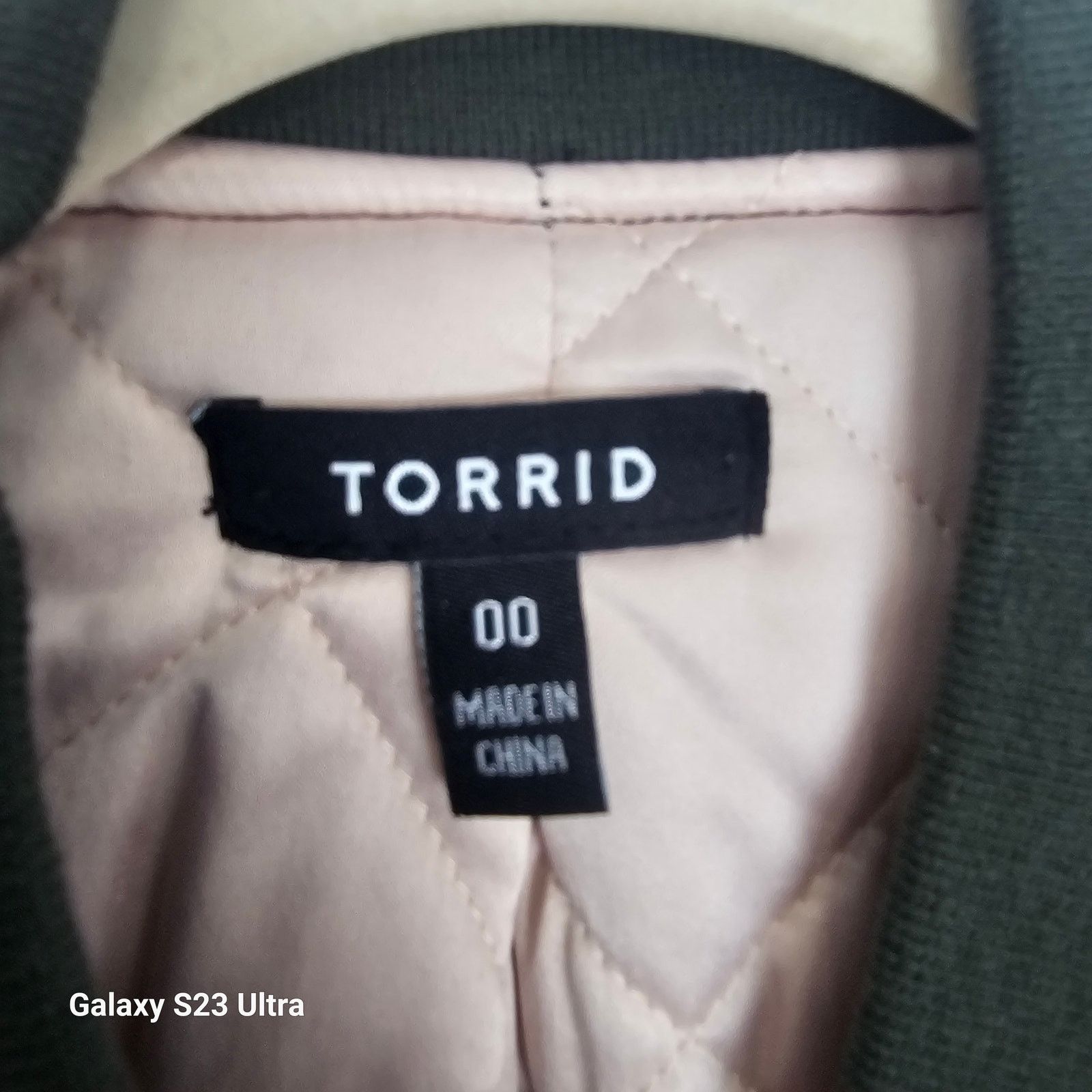 Torrid Torrid Womens Camo Bomber Jacket Full Zip Plus Size 00X Army Size XXS / US 00 / IT 34 - 7 Thumbnail