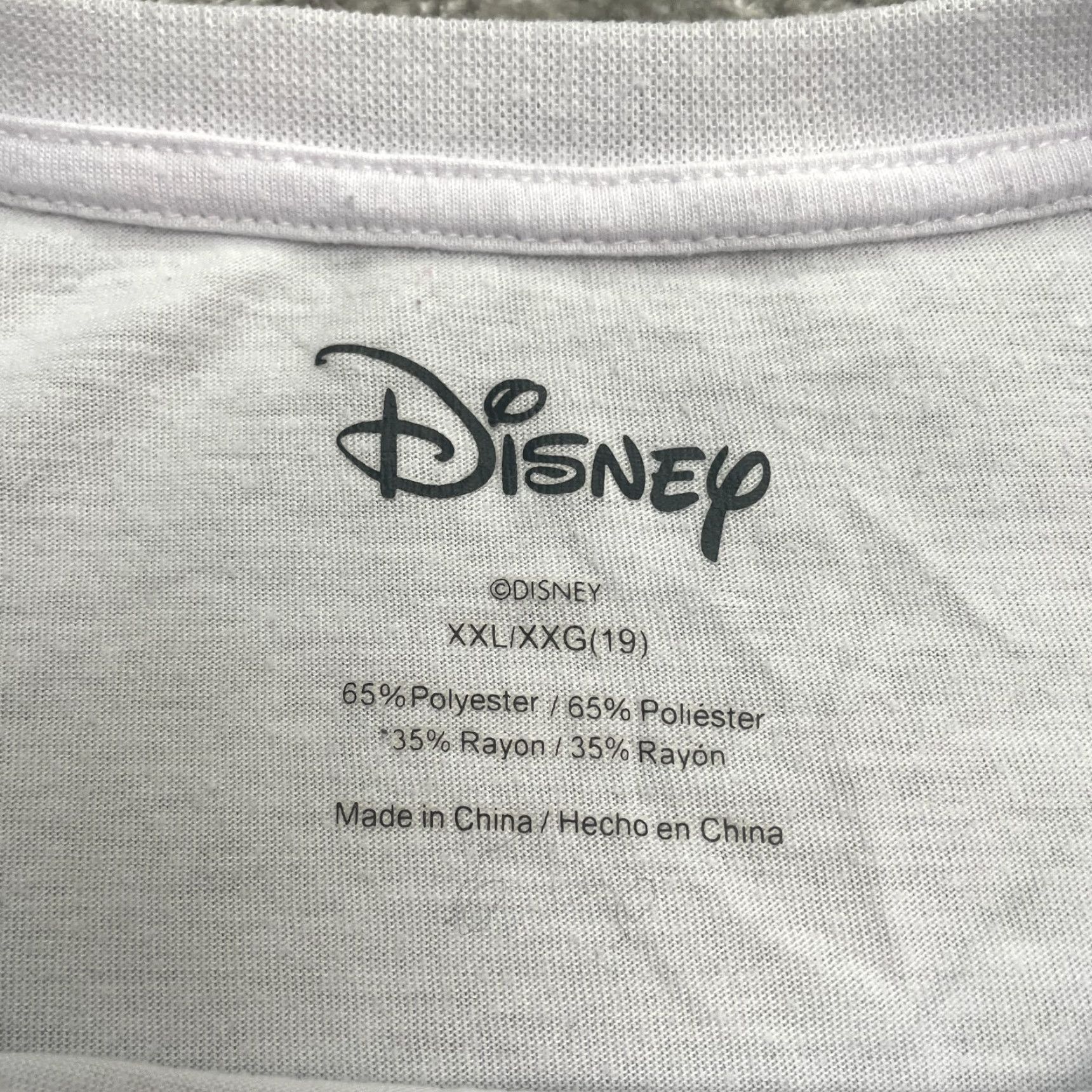 Disney Disney Stitch Graphic T-Shirt Juniors 2XL White Crew Neck Short Sleeve Casual Womens Size XXL / US 16-18 / IT 52-54 - 7 Thumbnail