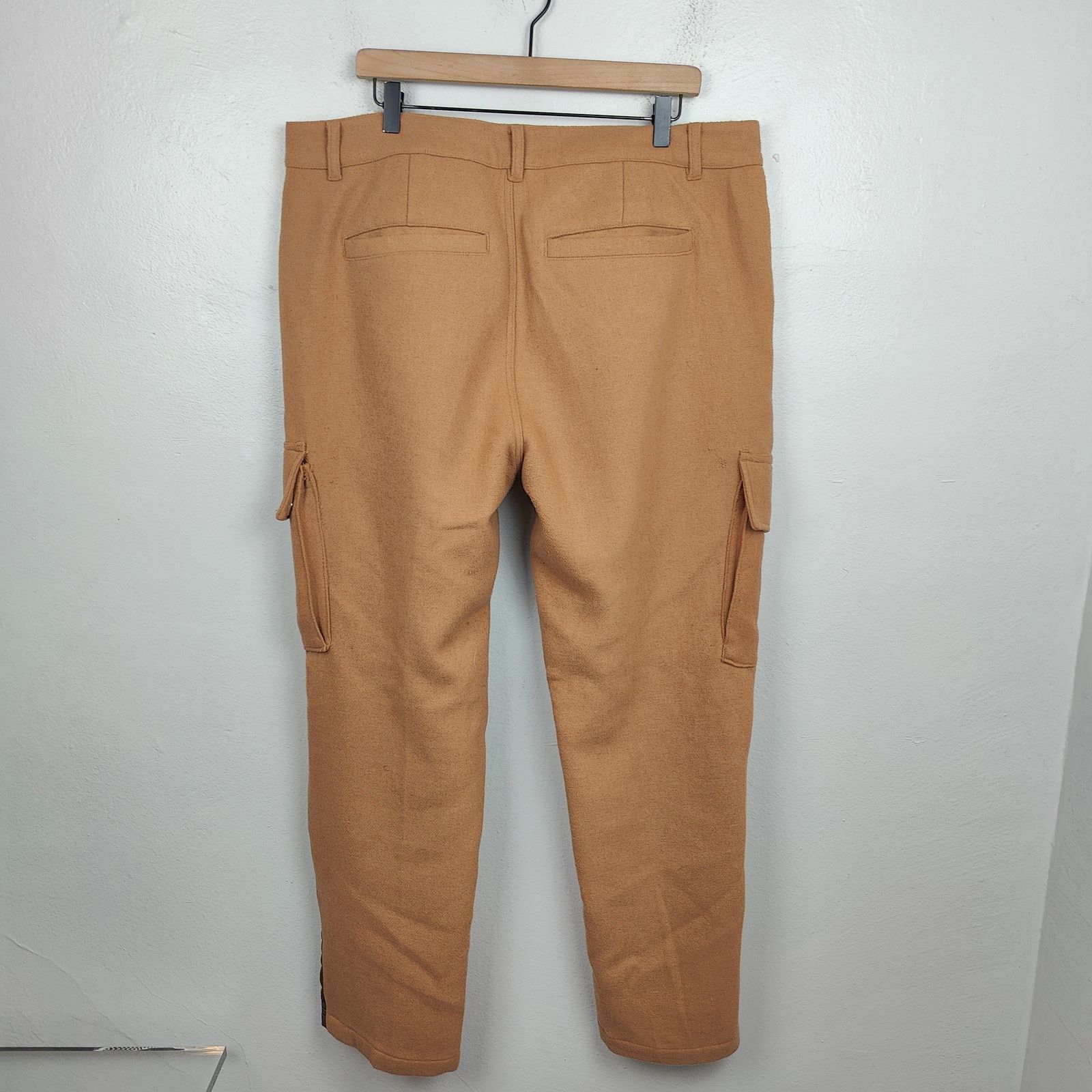 October's Very Own Octobers Very Own OVO Cargo Pants Mens 40 Brown Wool Blend Size US 40 / EU 56 - 7 Thumbnail