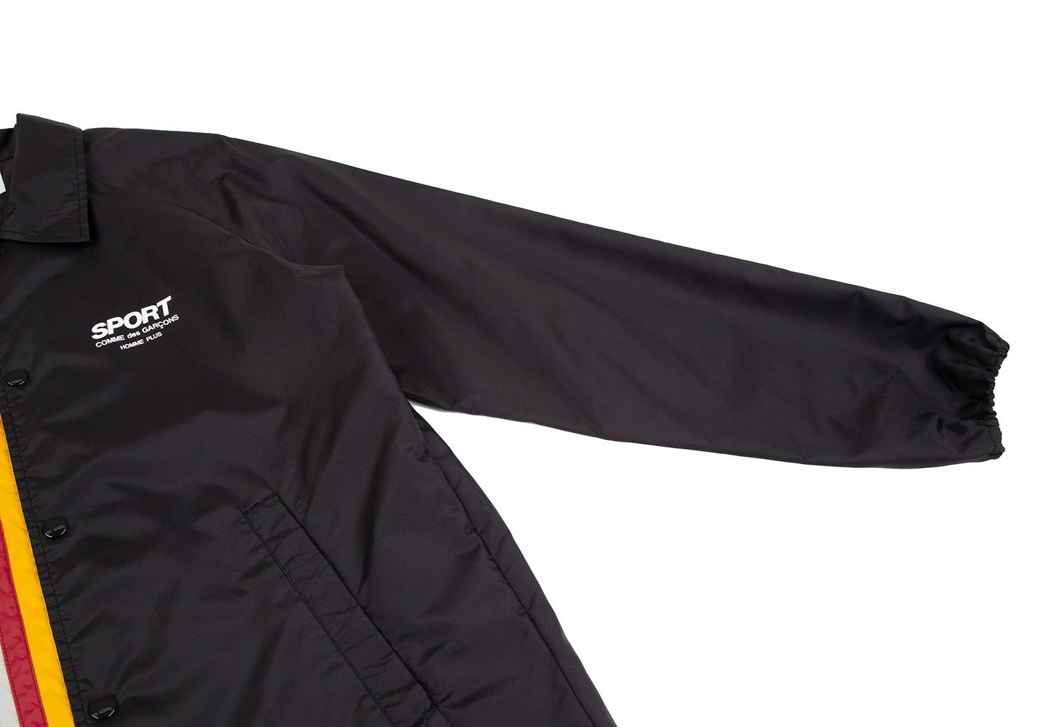 Comme des Garcons Homme Plus Color Block Raglan Coach Jacket in Black, Blue, Yellow Size US S / EU 44-46 / 1 - 5 Thumbnail