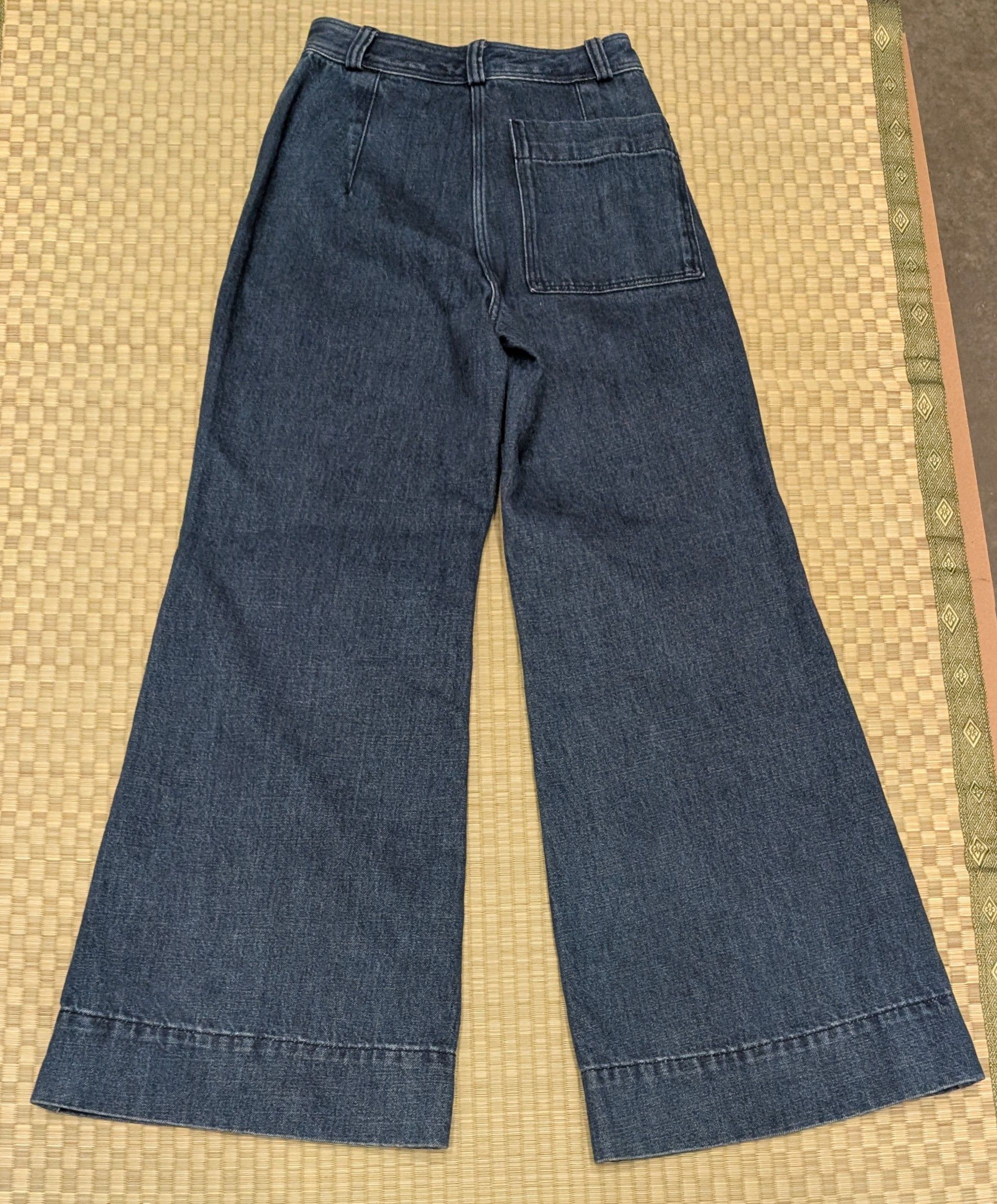 Other NWT Toast Indigo Denim Kick Flare Trousers Made in Turkey Size 26" / US 2 / IT 38 - 2 Thumbnail
