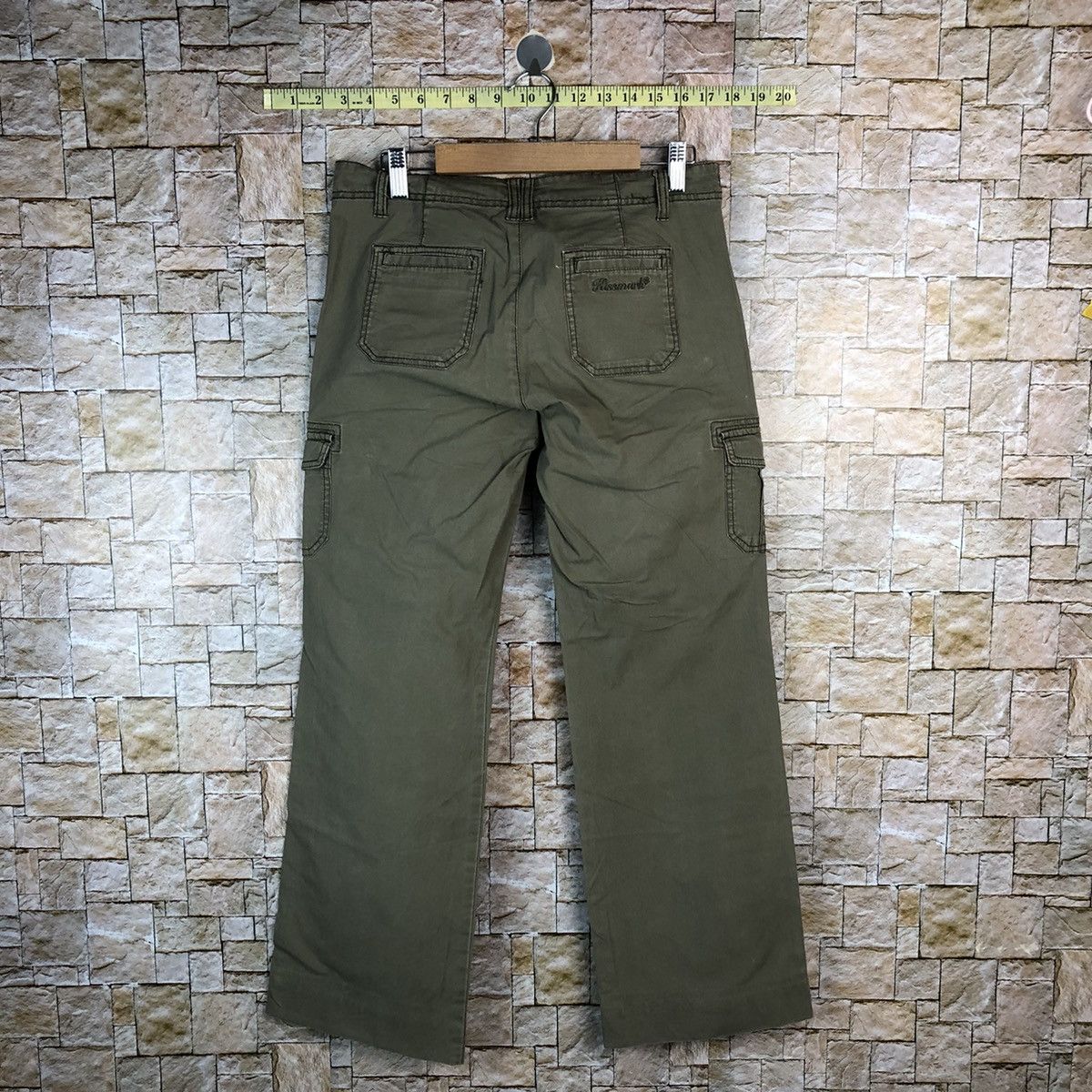 Japanese Brand Kiss Mark Cargo utility tactical Multipocket Pants #A983 Size 27" / US 4 / IT 40 - 11 Thumbnail
