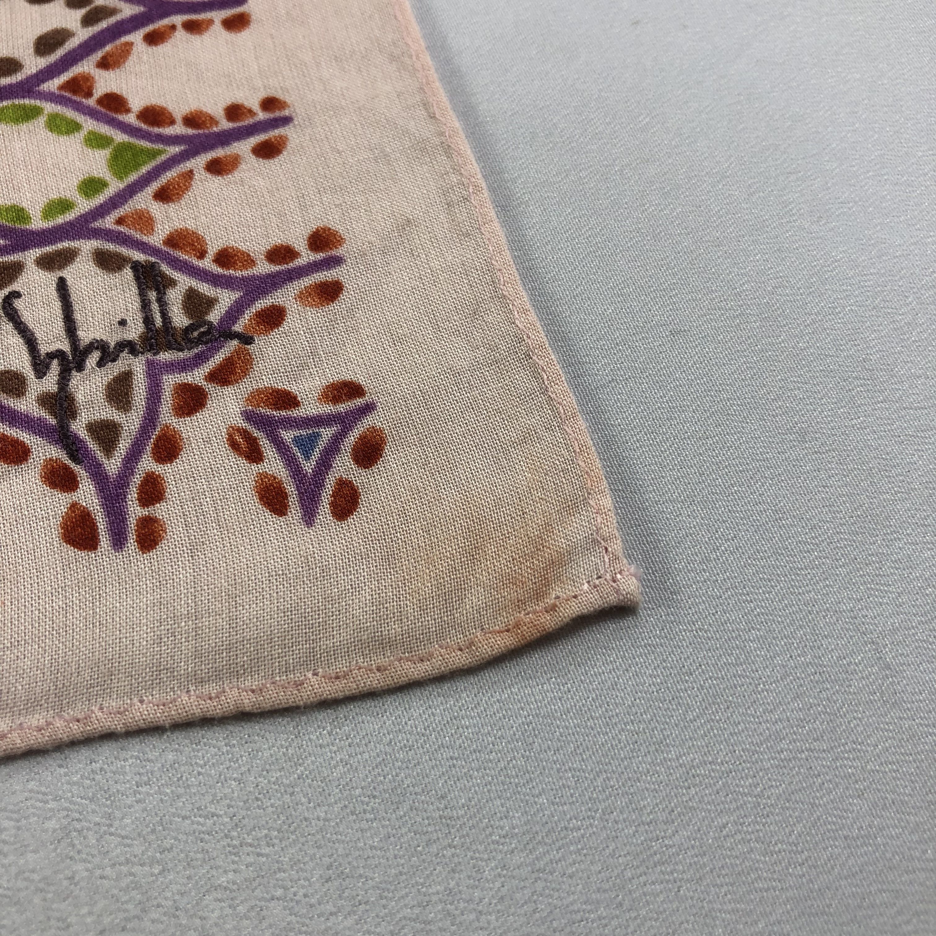 Vintage Shilla Handkerchief Neckerchief Bandana H1465 Size ONE SIZE - 6 Thumbnail