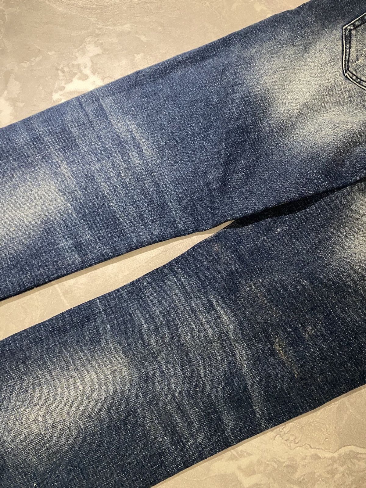 Japanese Brand Destroyed 90s Grunge Slim Fit Jeans Size US 30 / EU 46 - 8 Thumbnail