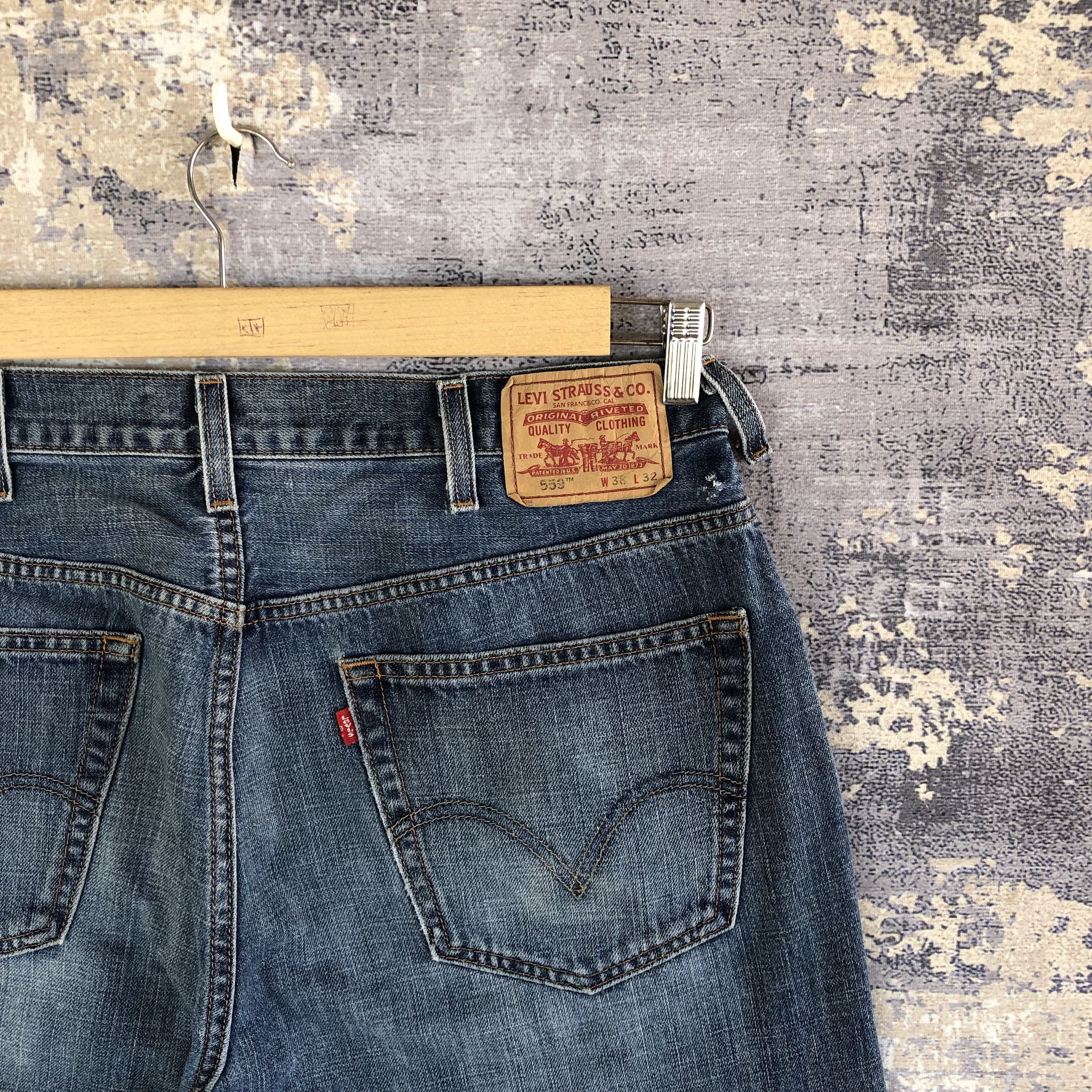 Jean Vintage 1990s Levis Faded Jeans Levi's Baggy Denim Pants Size US 36 / EU 52 - 5 Thumbnail